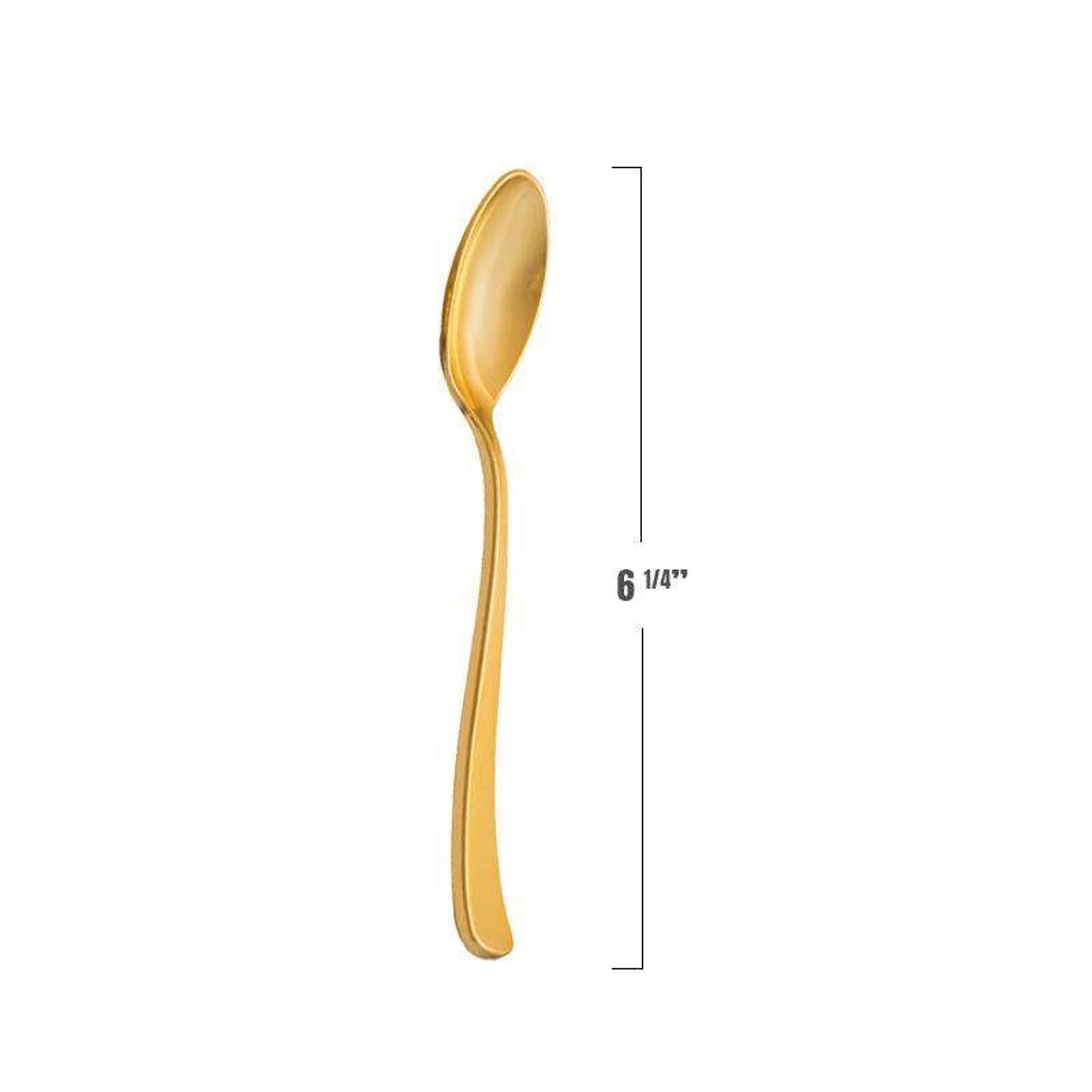 Premium 600-Piece Gold Plastic Cutlery Set - Heavy Duty Disposable Forks, Spoons & Knives for Weddings, Parties & Events | Elegant Flatware for Catering, BBQs, Picnics & Special Occasions