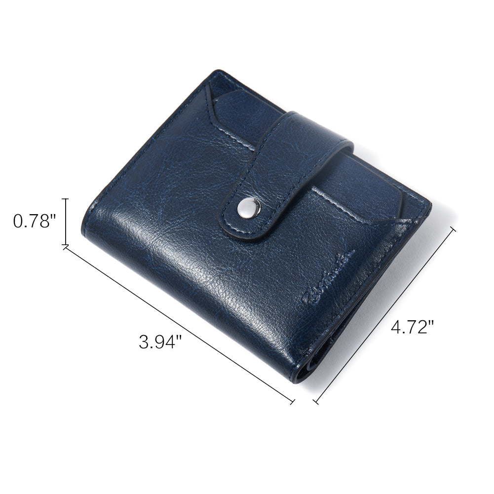 Handcrafted Genuine Leather Wallet for Men & Women - Premium Hand Tooled Bifold Wallet - Perfect for Everyday Use, Travel & Gifts