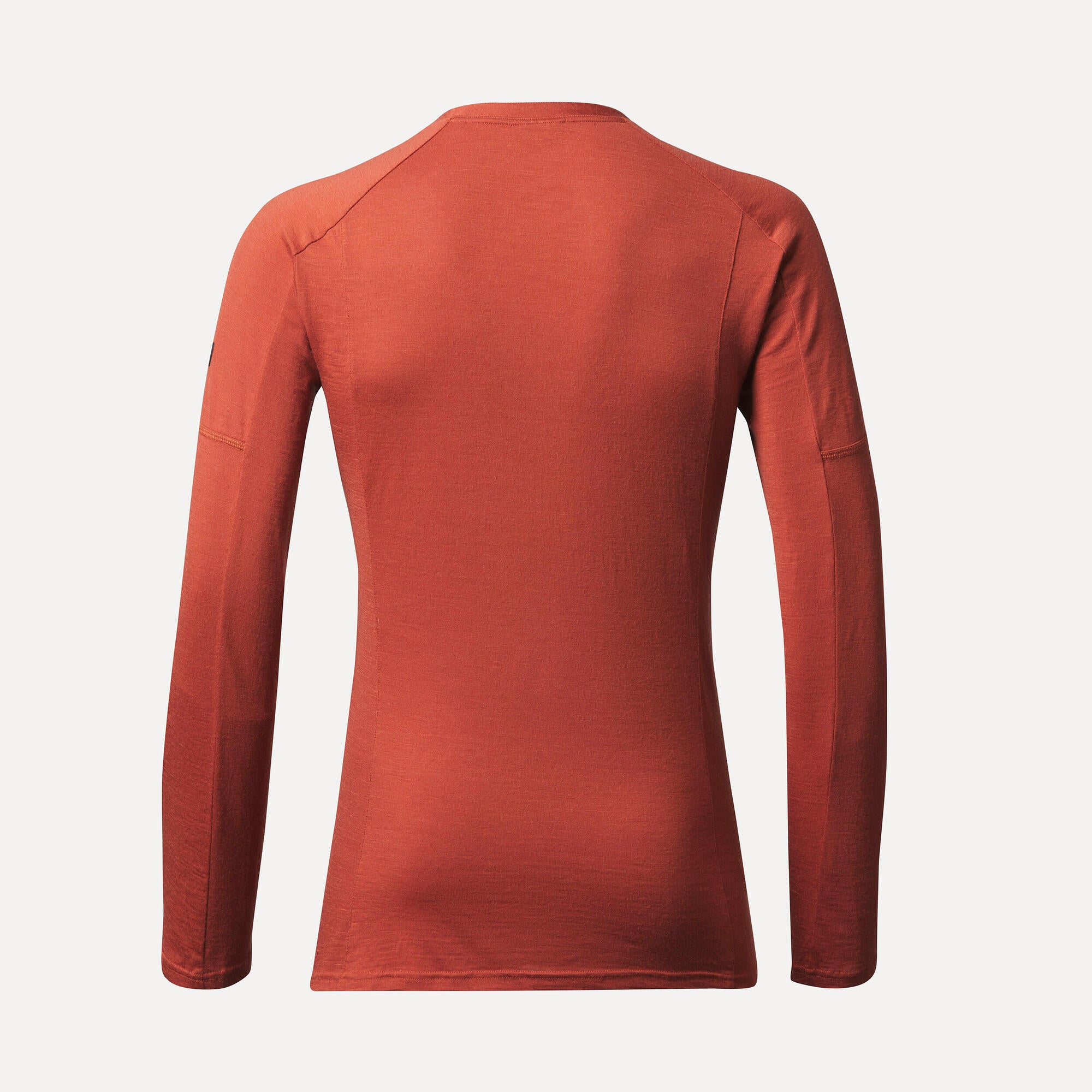 Forclaz Men's MT500 Merino Wool Long Sleeve Hiking Shirt - Warm & Breathable Base Layer for Outdoor Adventures & Cold Weather Activities