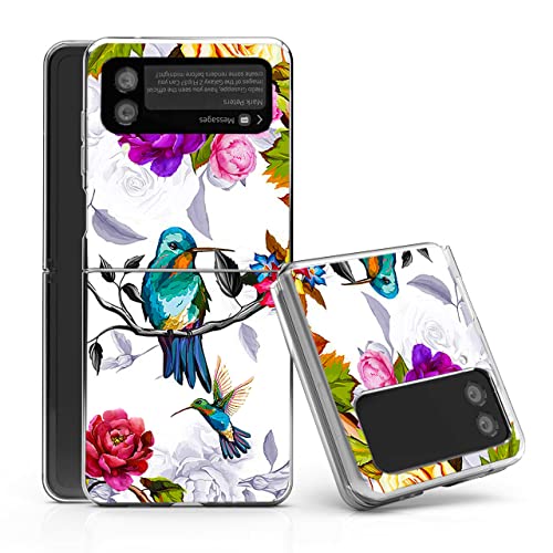 Hummingbird In Flowers
