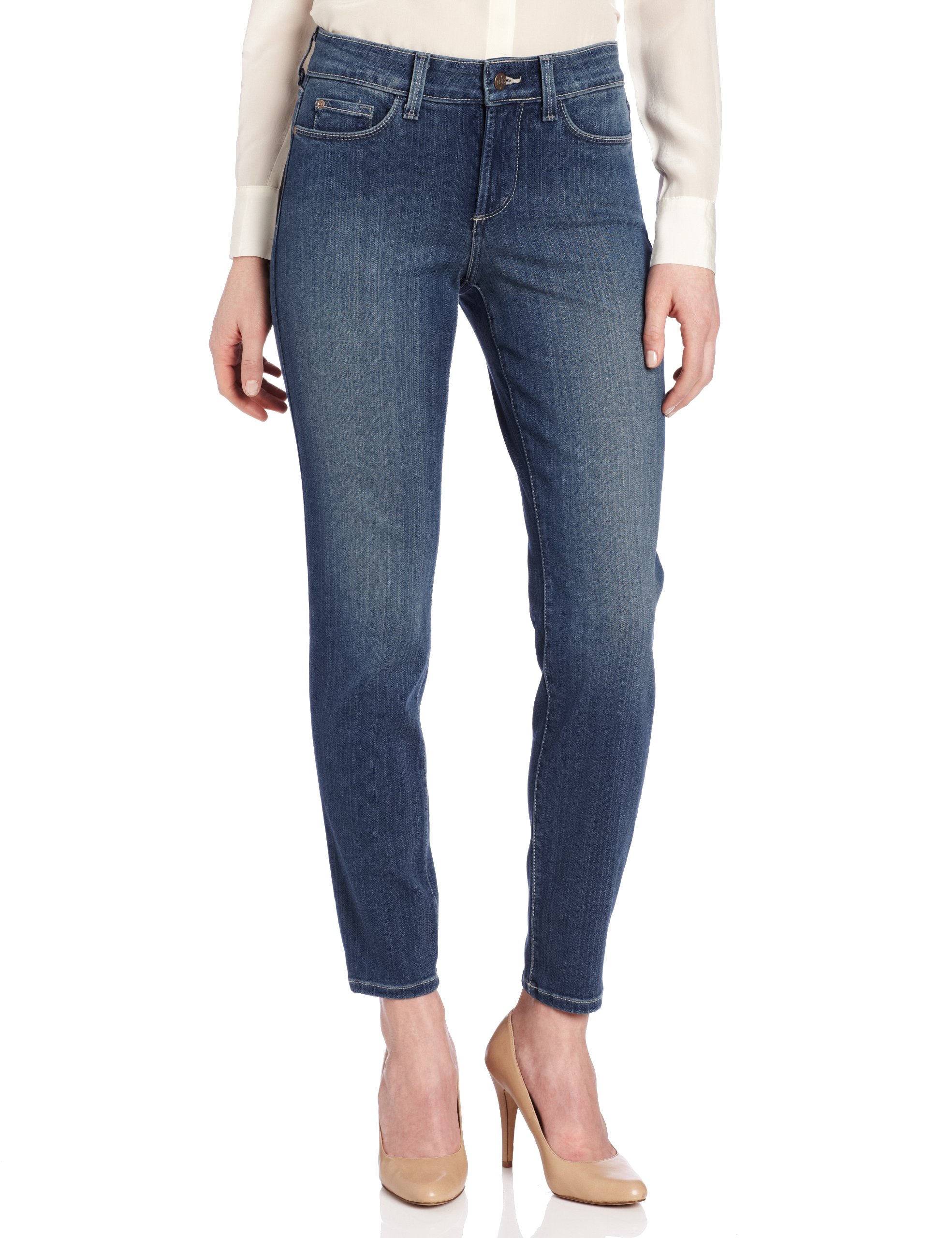 NYDJ Women's Petite Uplift Alina Skinny Jeans - Future Fit Denim for Comfort & Style | Perfect for Work, Casual Outings & Everyday Wear