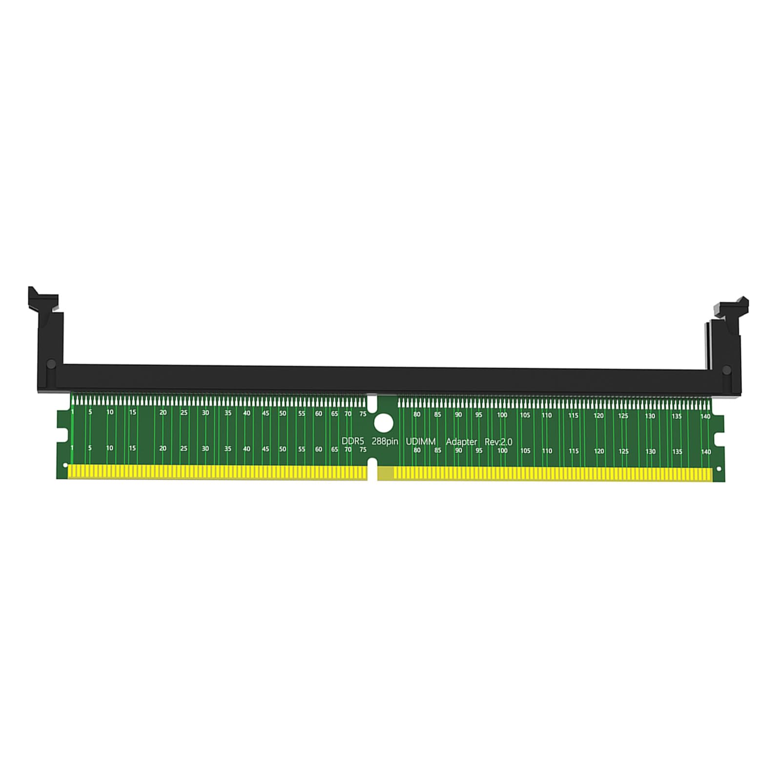 KASFDBMO DDR5 UDIMM 288-Pin Desktop Memory Module - High-Speed RAM for Gaming PCs & Workstations | Compatible with Motherboard Test Slots & Protection Adapters | Perfect for PC Builders, Tech Repairs & Memory Testing