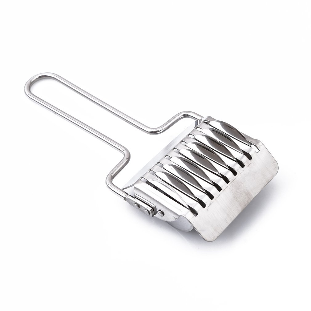 Premium Stainless Steel Pasta Cutter Roller - Professional Noodle & Dough Maker for Homemade Spaghetti, Lasagna, Ravioli | Perfect for Italian Cuisine, Home Cooking & Restaurant Use