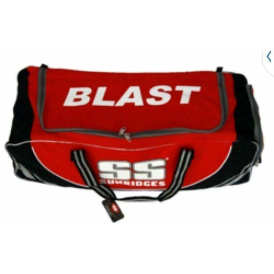 SS Ton Blast Wheelie Cricket Kit Bag - Red | Durable Cricket Equipment Bag with Wheels | Perfect for Cricket Matches, Training & Travel
