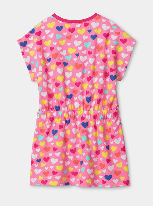 Girls' Dress with Bubble Hearts Print by Hatley - Perfect for Parties, School & Everyday Play