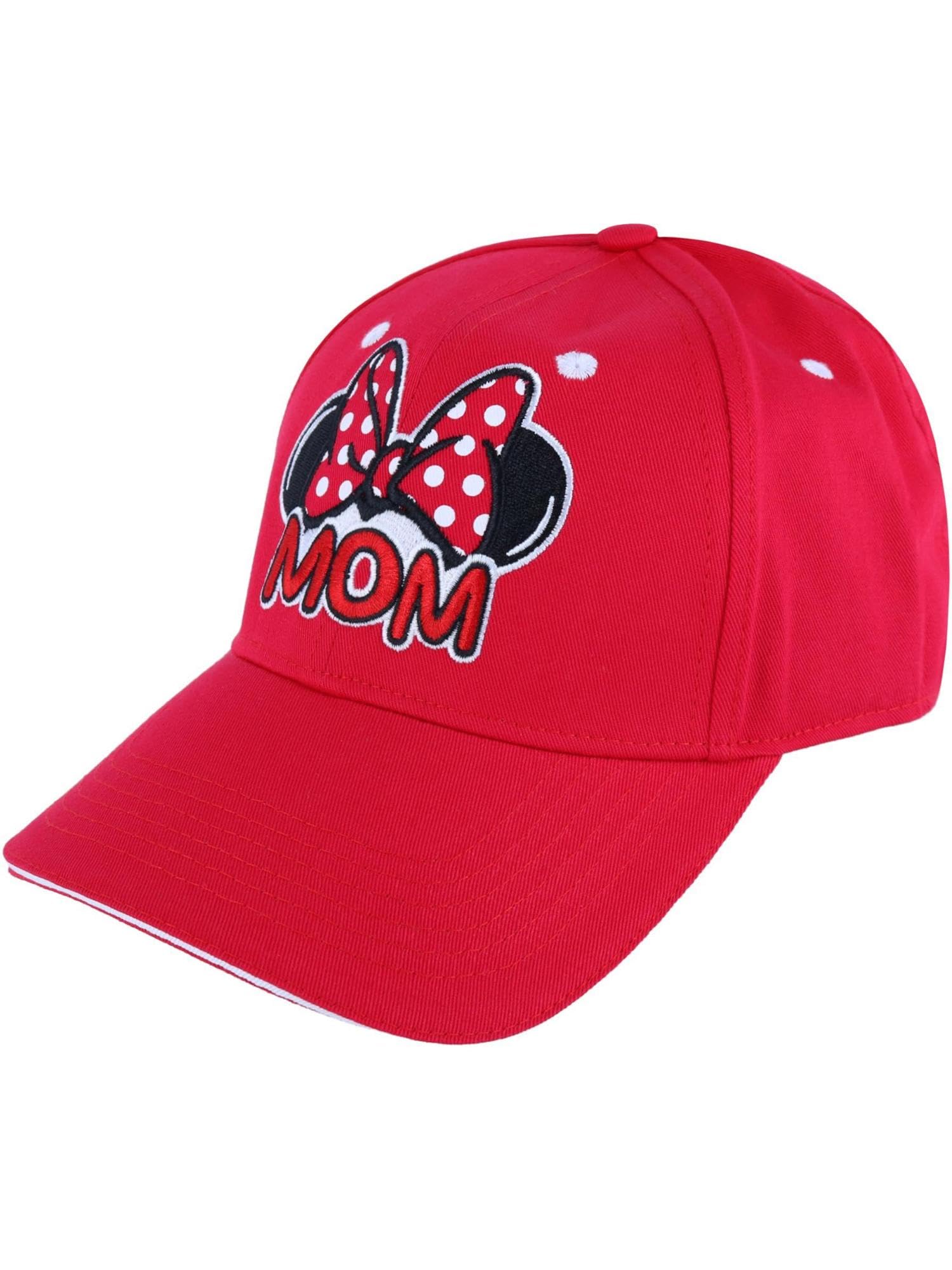 Disney Women's Minnie Mouse Baseball Cap - Cute Mickey Ears Hat for Moms & Disney Fans - Perfect for Theme Parks, Gifts & Everyday Fashion