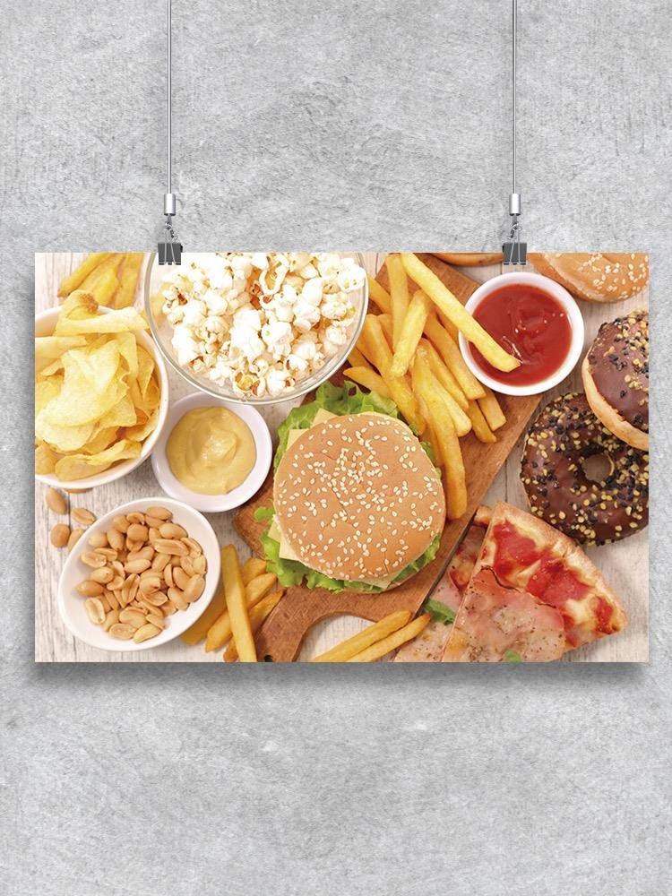 Fast Food Posters - High-Quality Wall Art for Restaurants, Diners & Home Decor | Perfect for Kitchen, Dining Room & Fast Food Themed Spaces
