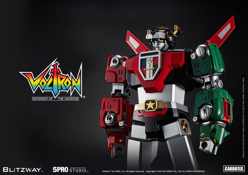 Blitzway Voltron: Defender of the Universe Carbotix Series Collectible Action Figure - Perfect for Display, Anime Fans & Sci-Fi Collectors