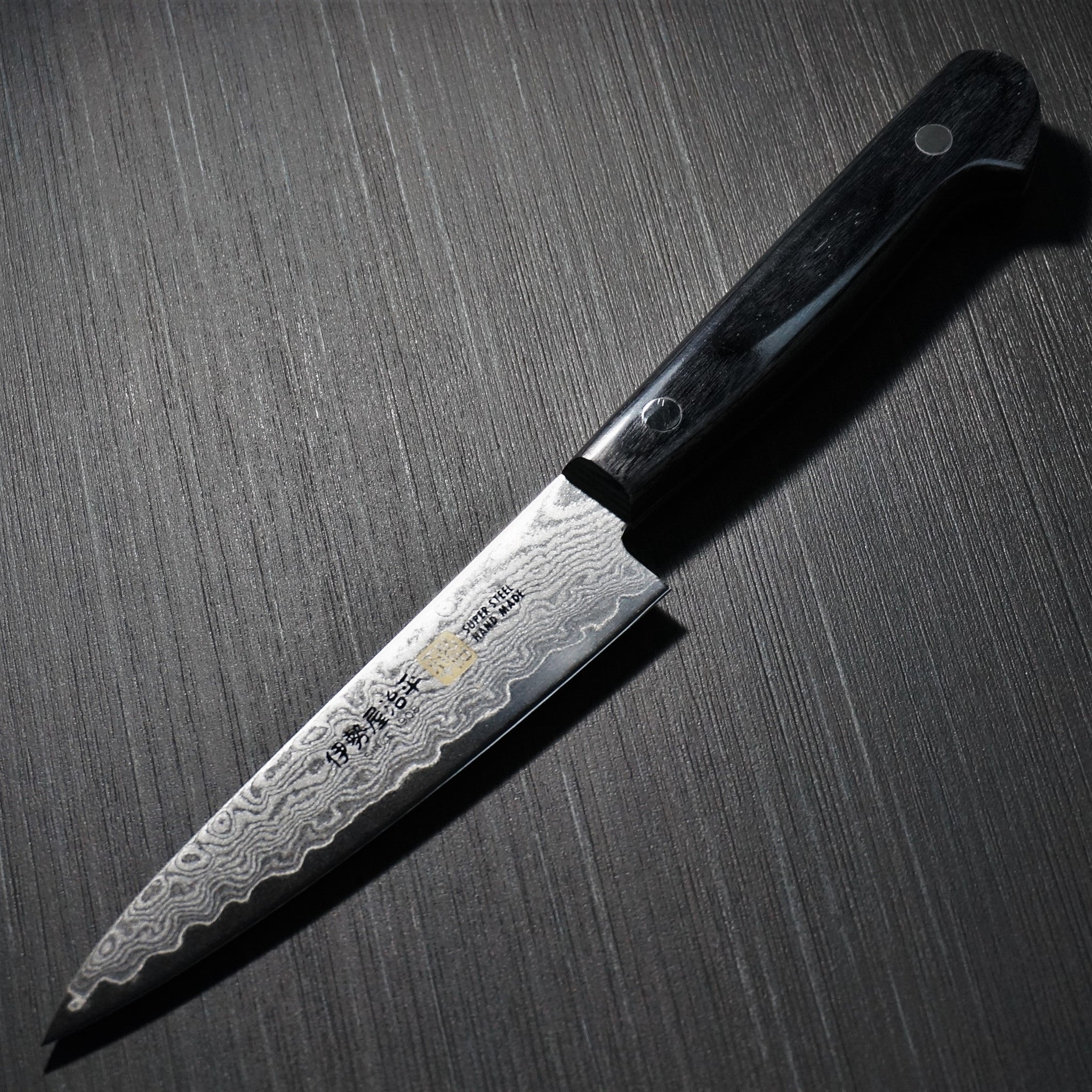 Premium ISEYA 33-Layer Nickel Damascus VG10 Petty Knife 120mm - Japanese Kitchen Knife for Precision Slicing, Chopping & Garnishing - Perfect for Chefs, Home Cooks & Culinary Enthusiasts