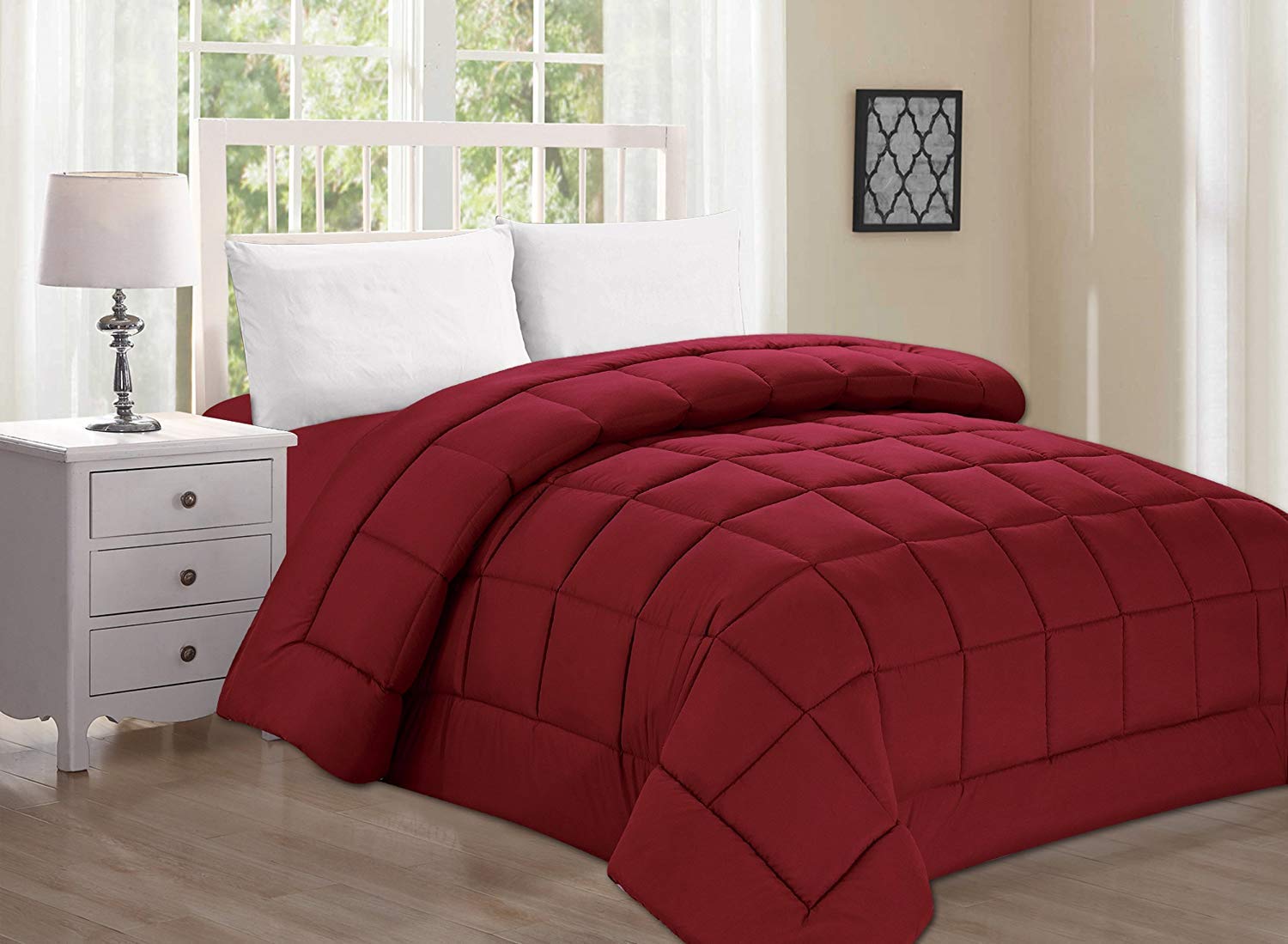 AP Beddings - 7PC Bed in a Bag Set with 1200 Thread Count 100% Egyptian Cotton (Includes 500GSM Comforter & 30