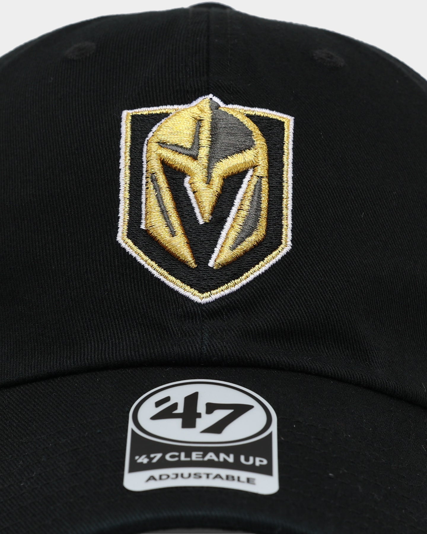 47 Brand Kids' Las Vegas Golden Knights Adjustable Strapback Hat - Black NHL Hockey Cap for Boys & Girls - Perfect for Game Day, School, and Outdoor Activities