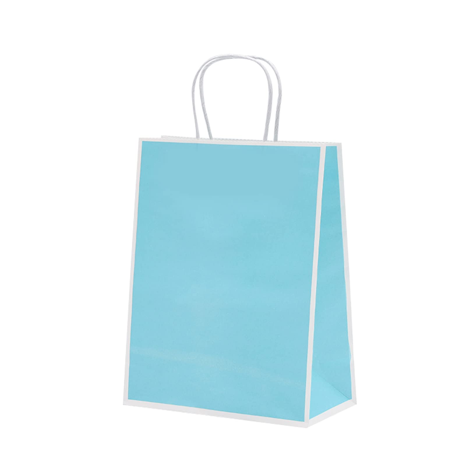 50 Pcs Kraft Paper Bags with Handles - Eco-Friendly Shopping & Gift Bags for Restaurants, Takeout, Kids Parties, Holidays, Boutique Retail & Grocery Packaging (17.8x4x11 Inches) - Perfect for Parties, Gifts & Sustainable Shopping