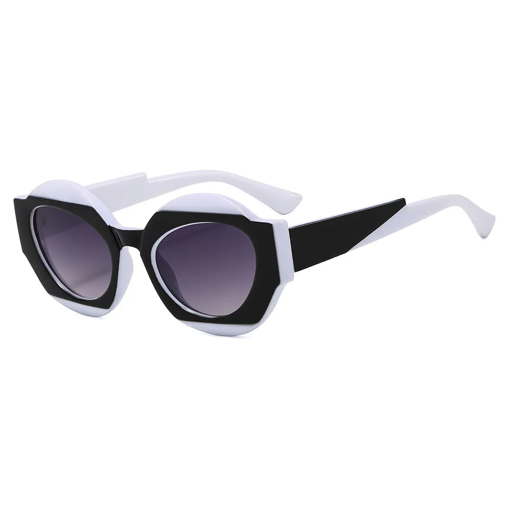 CCspace Unisex Full Rim Oval Resin Eyeglasses Frame 56864 - Lightweight & Durable for Reading, Work, and Everyday Fashion
