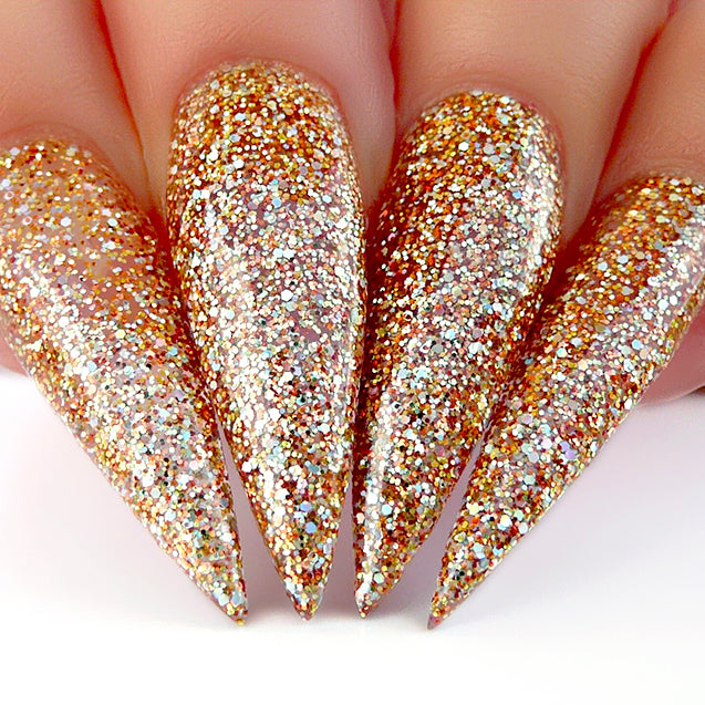 Strike Gold D433 Dip Powder Kit - Professional Nail Art Supplies for Salon & Home Manicures | Perfect for Parties, Weddings & Special Occasions