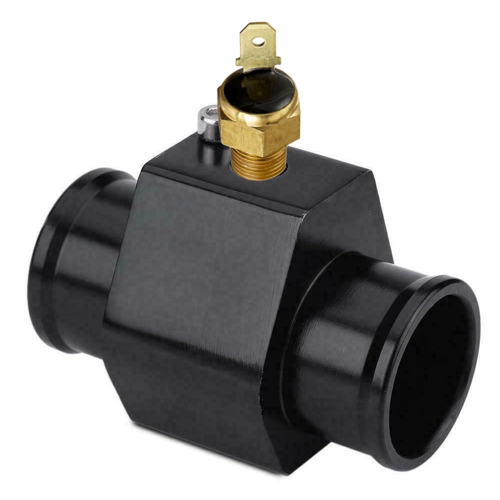High-Performance Automotive Engine Radiator Transmission Oil Cooler Kit with In-Hose Line Adapter, Thermostat Sensor & Electric Cooling Fan (170°F On/155°F Off, 34mm) - Perfect for Engine Cooling System Upgrades & Performance Vehicle Maintenance