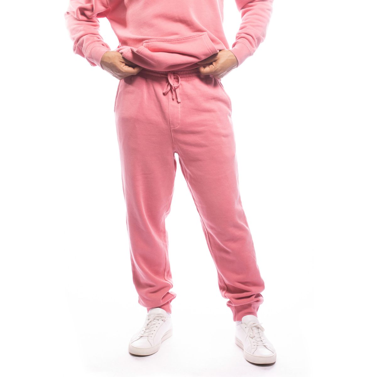 Sustainable Relaxed Upcycled Joggers for Women - Eco-Friendly Pink Lounge Pants for Yoga, Running & Casual Wear