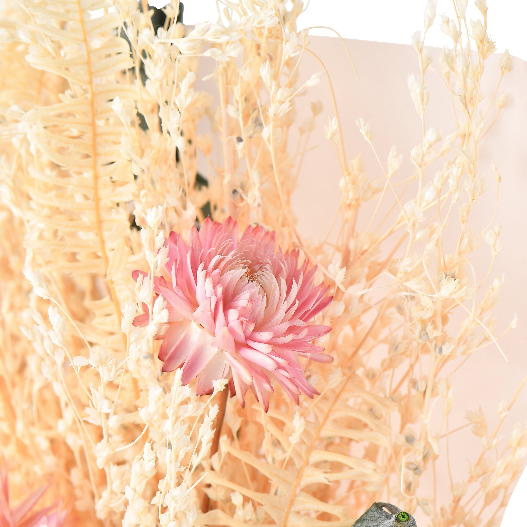 Premium Dried Flower Bouquet Mix - Small Natural Floral Arrangement for Home Decor, Wedding Centerpieces & DIY Crafts