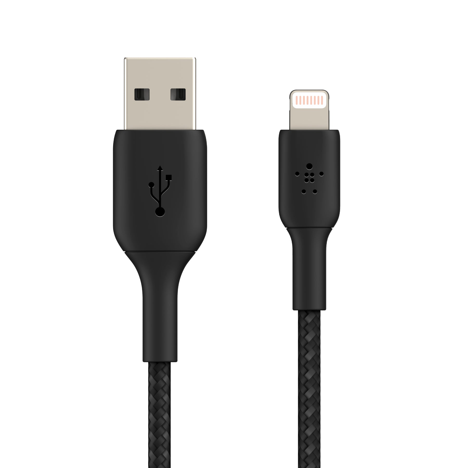 Belkin Boost Charge 1M Nylon Braided Lightning to USB A Charging Cable - Fast Charging & Data Sync for iPhone, iPad, AirPods - Durable for Home, Office & Travel Use