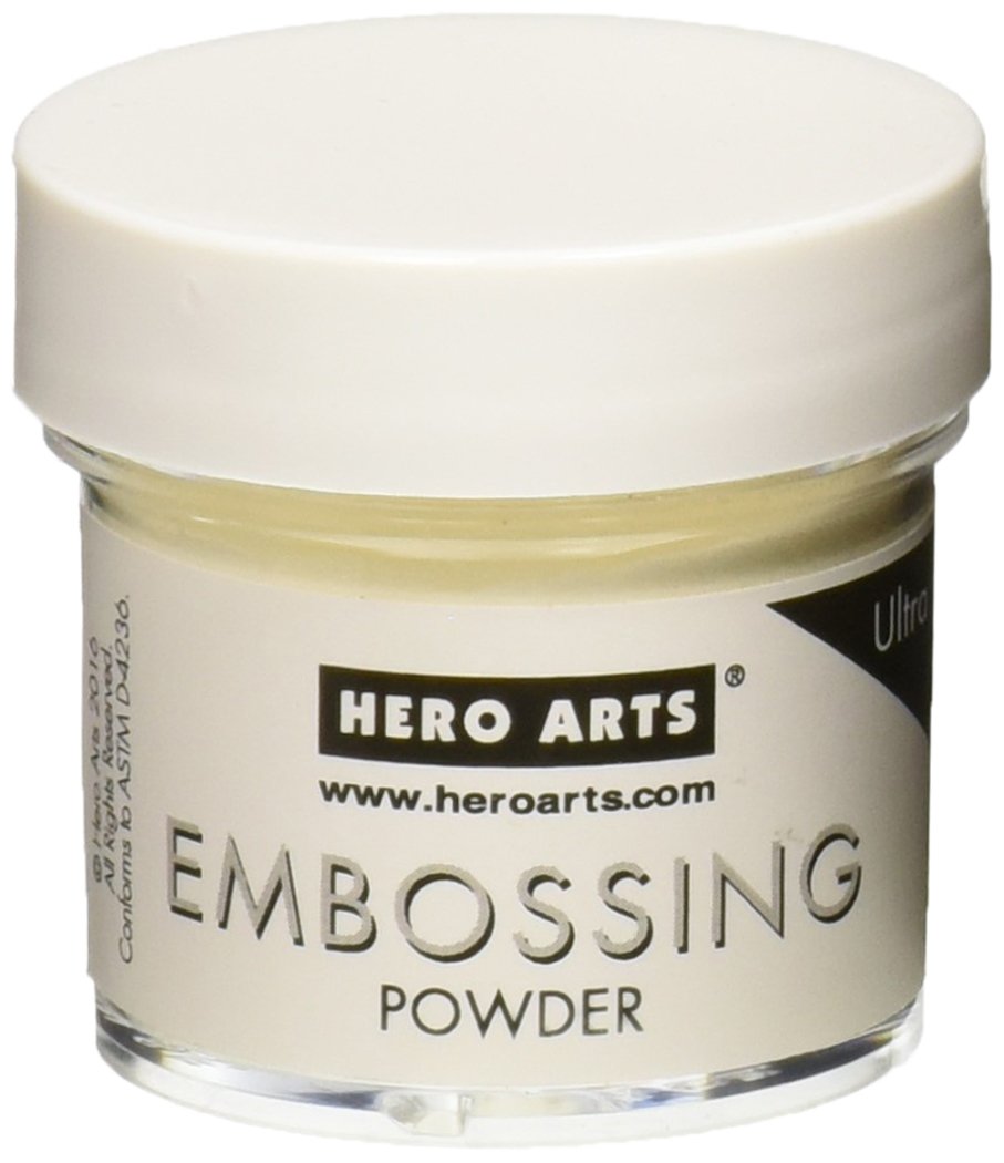 Hero Arts PW111 Ultra Fine Embossing Powder - Perfect for Card Making, Scrapbooking & DIY Crafts