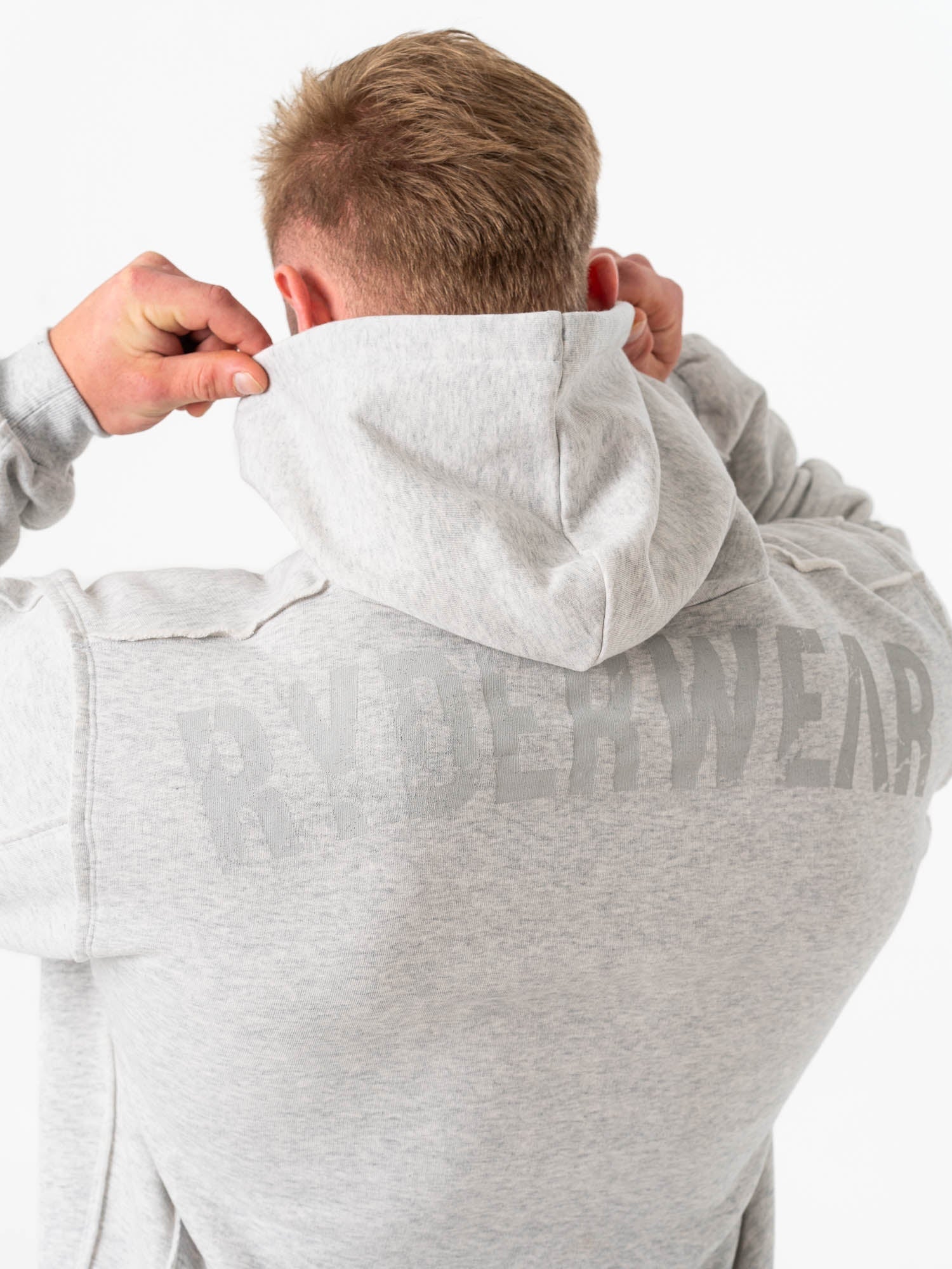 Force Hoodie - Chalk Grey Marl | Stylish & Comfortable Pullover for Men & Women | Perfect for Casual Wear, Gym, and Outdoor Activities