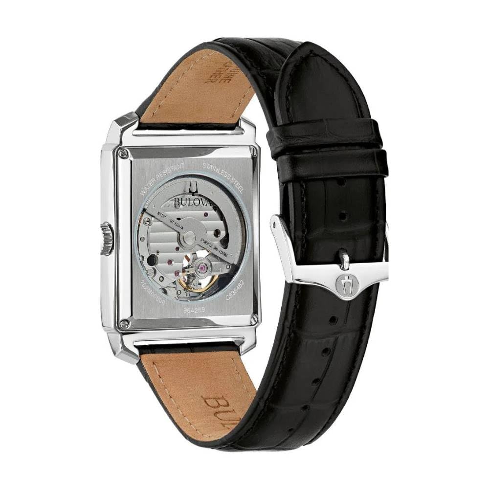 Bulova Classic Sutton Automatic Women's Watch - 96A269 Black Stainless Steel | Elegant Dress Watch for Business, Parties & Formal Events