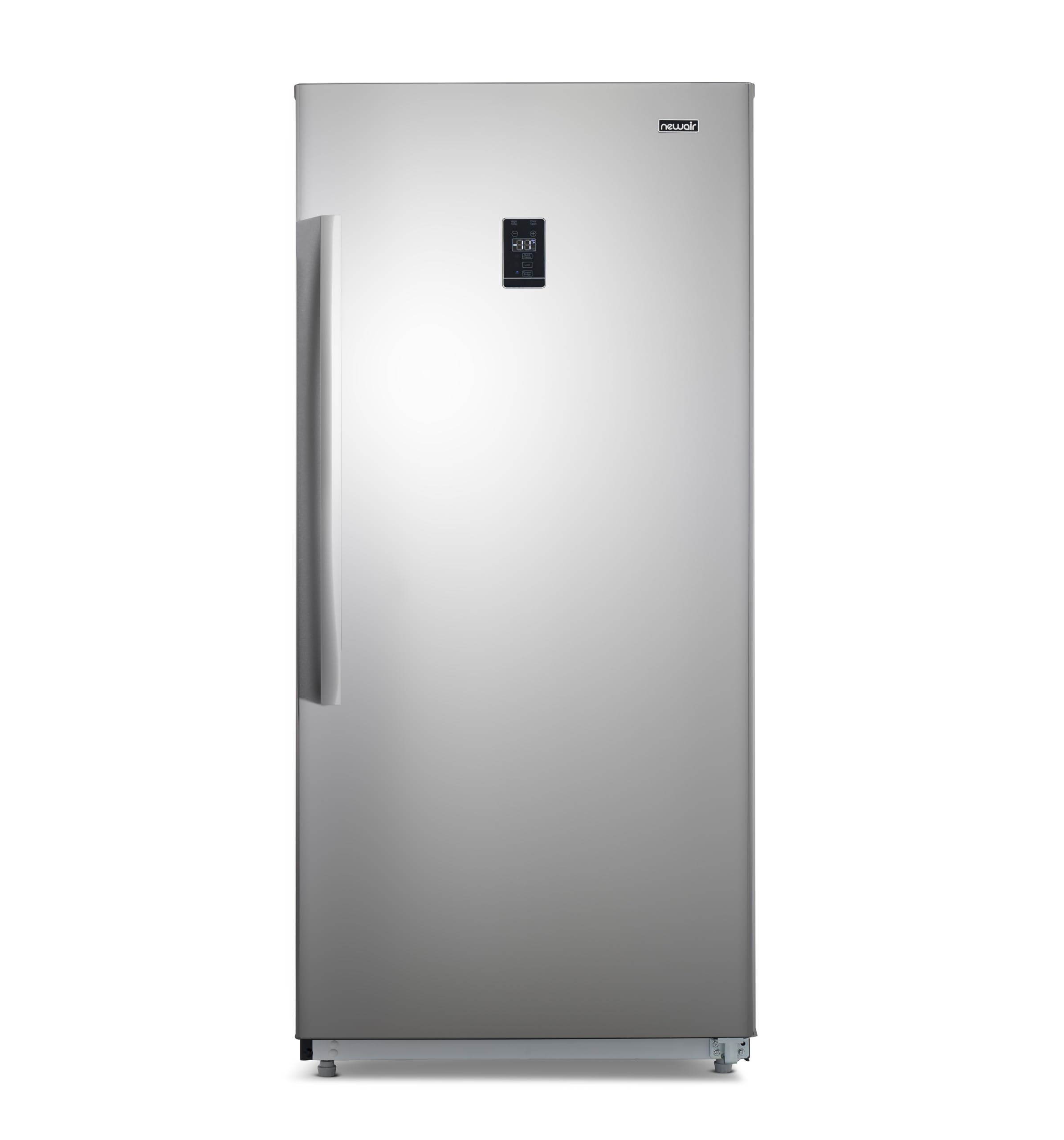 Newair 13.8 cu. ft. Upright Freezer - Convertible Fridge Freezer, Frost-Free Deep Freezer with Door Alarm & LED Light, Garage Ready Refrigerator for Home, Basement, or Commercial Use - Perfect for Storing Meat, Frozen Foods, and Bulk Groceries