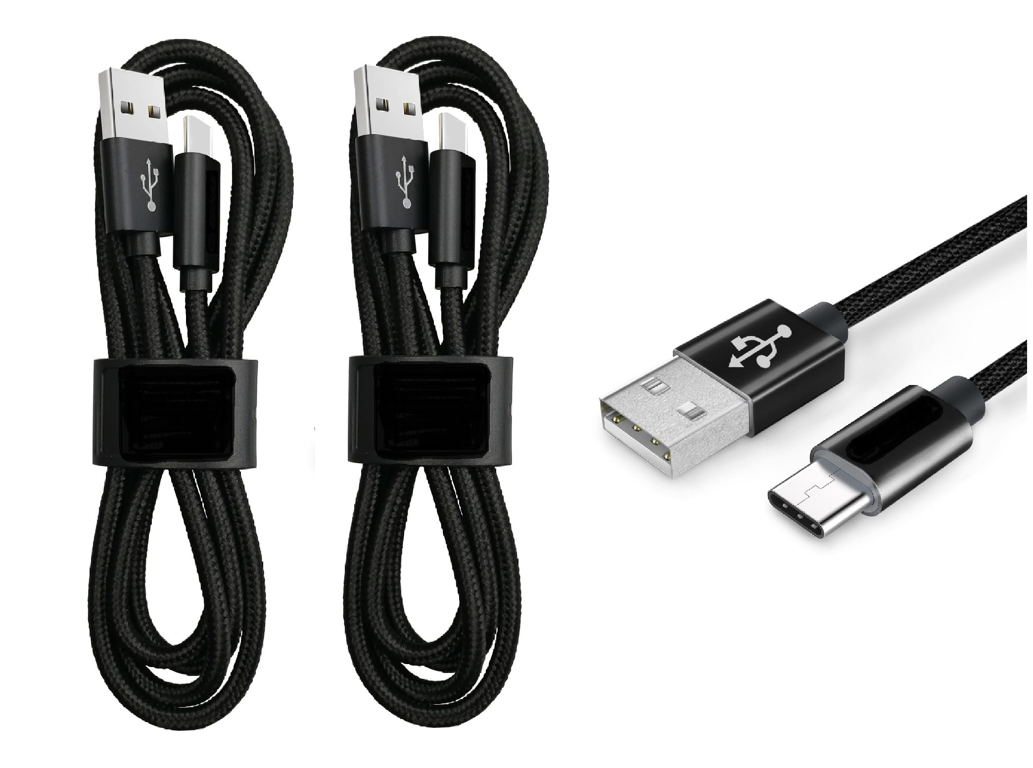 Fast Charging USB 3.1 Type C to USB A Cable for Google Pixel 3a G020H / HTC Sargo - 3FT High-Speed Charger & Data Sync Cable - Perfect for Travel, Home & Office Use