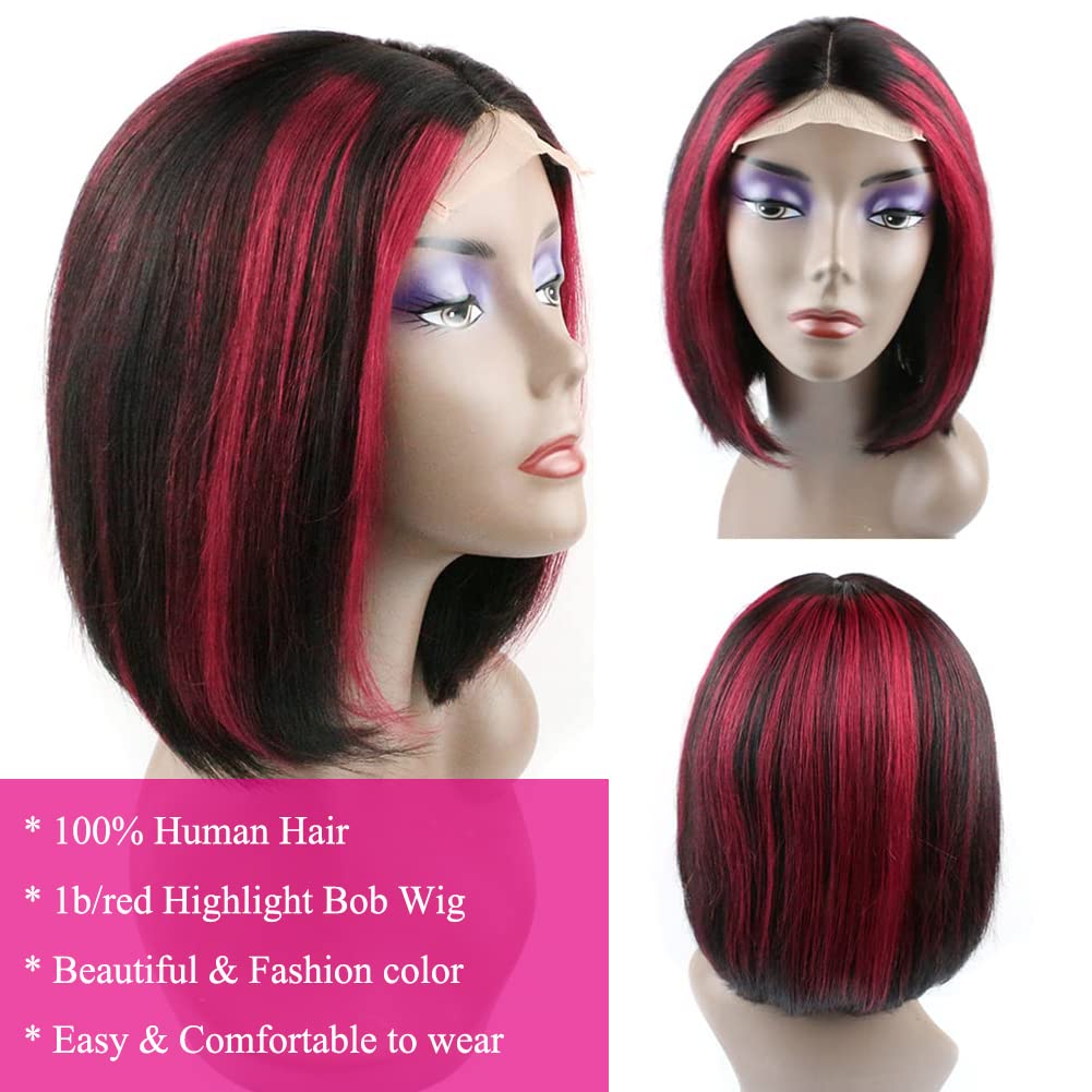 Glueless Brazilian Straight Lace Front Wig 12