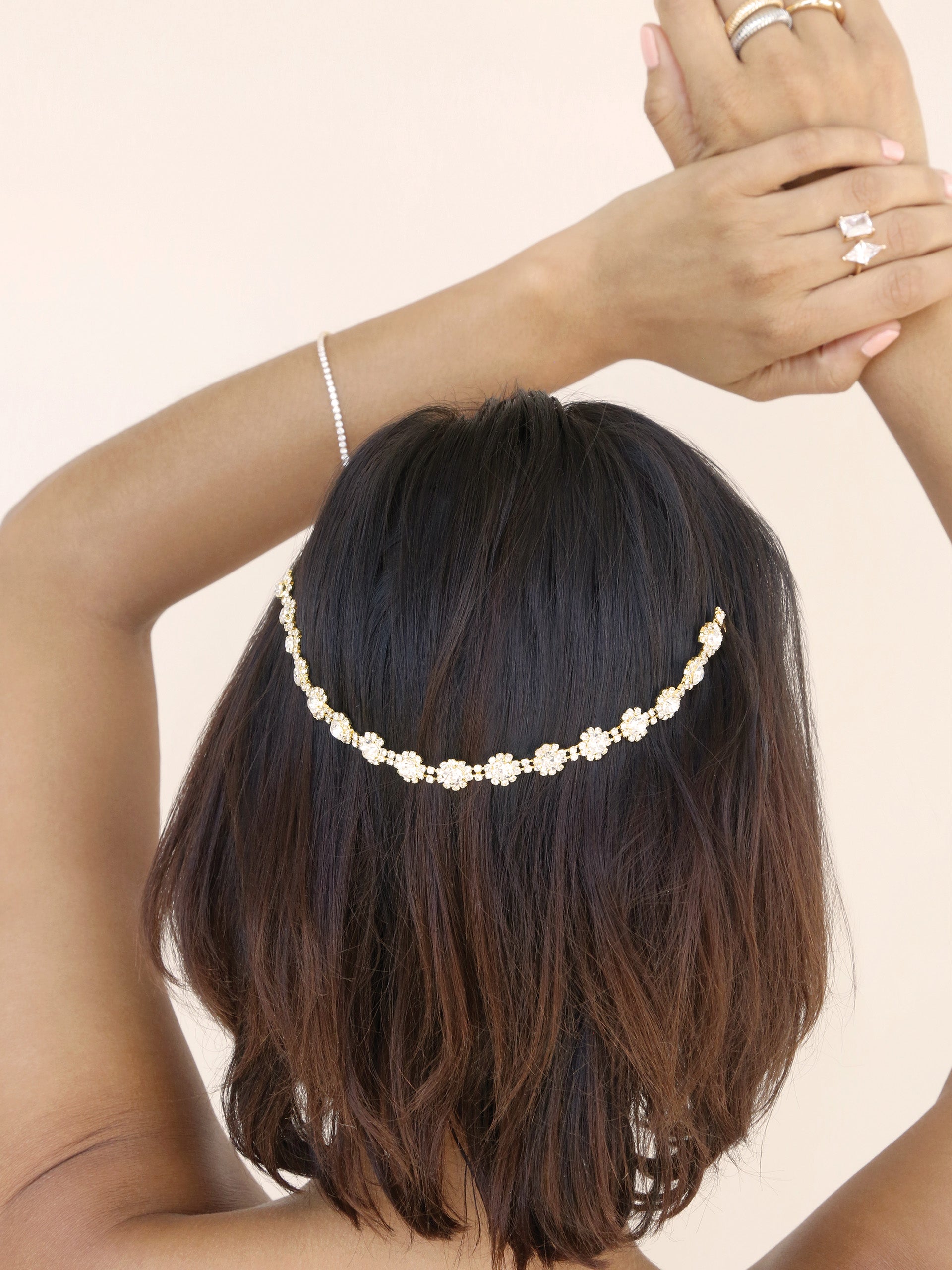 Elegant Grecian Goddess Hair Comb with Draping Design - Vintage Gold Hair Accessory for Weddings, Prom, and Special Occasions