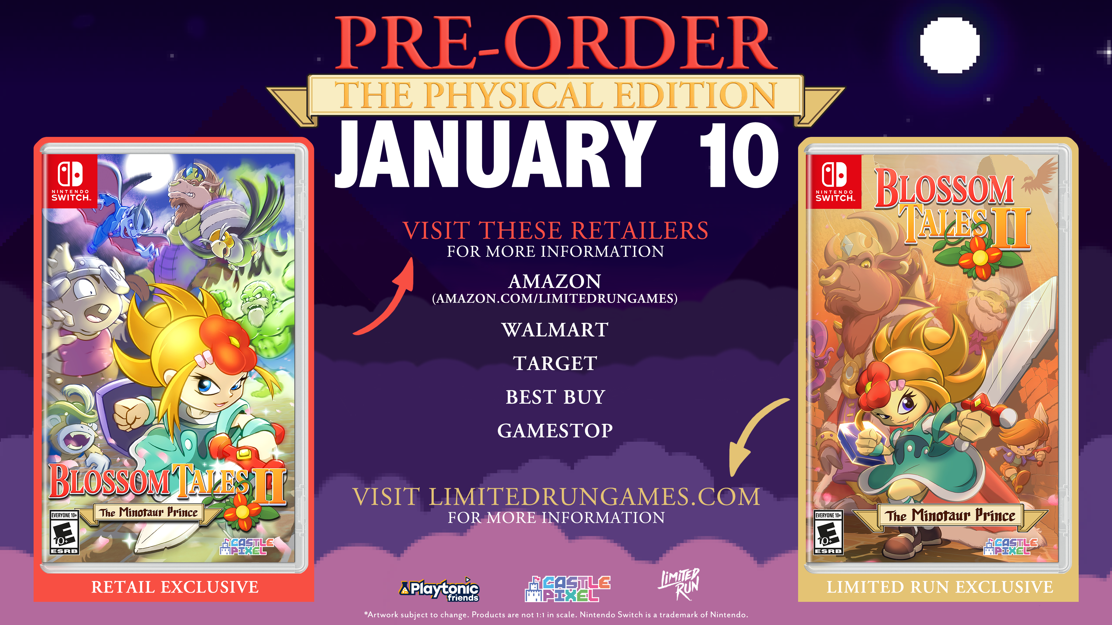 Blossom Tales II: The Minotaur Prince - Nintendo Switch Game | Fantasy Adventure RPG for Kids & Adults | Perfect for Family Game Night & Solo Play