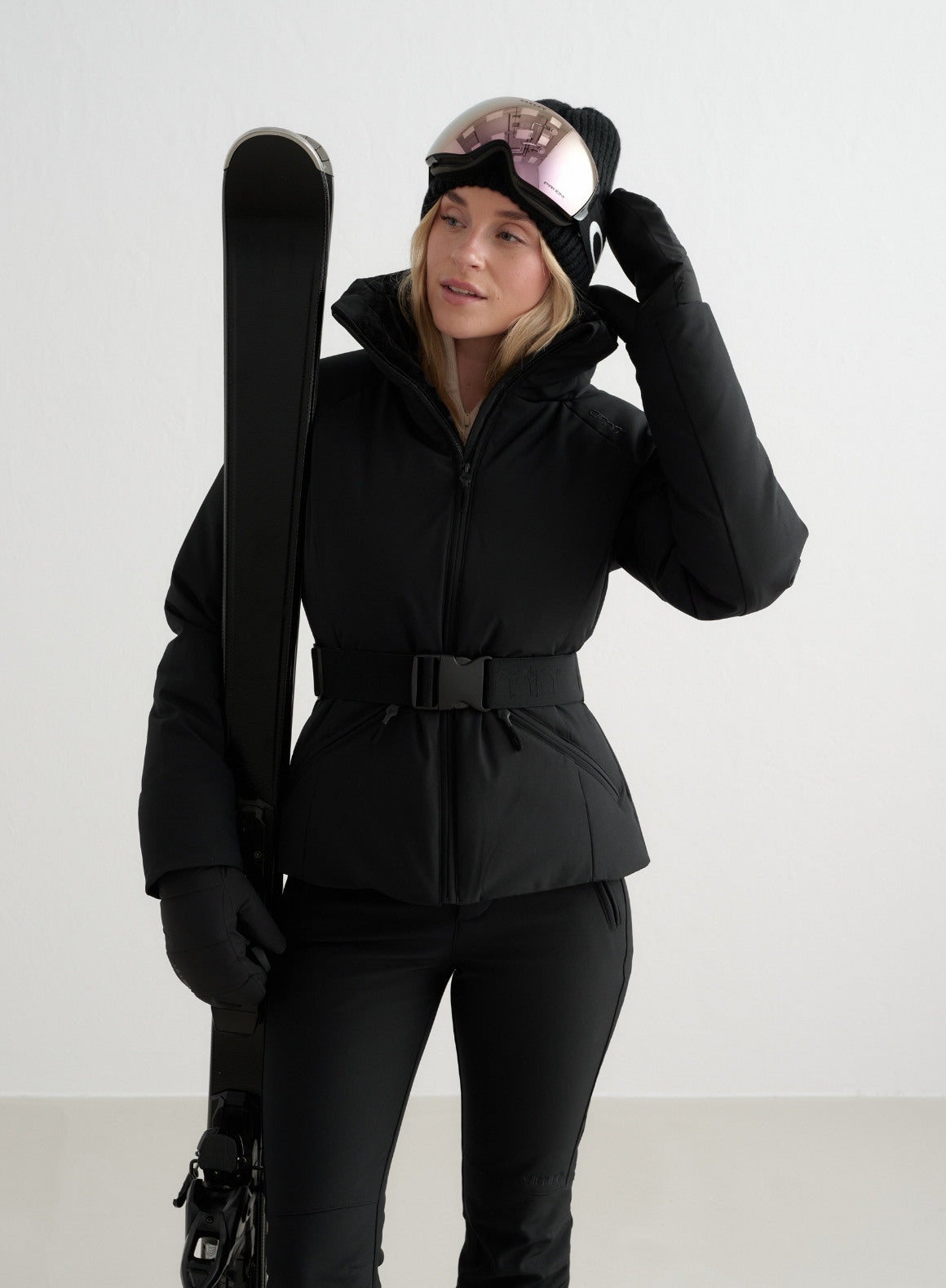 Black Verbier Jacket - Waterproof Winter Coat for Men & Women | Warm Windproof Ski Jacket for Outdoor Activities, Hiking & Snowboarding