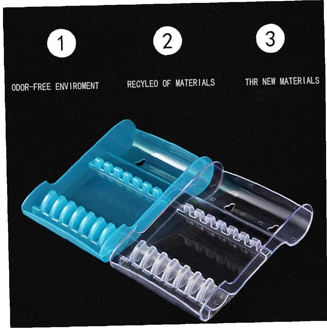 Professional Salon Hair Scissor Holder - Large Capacity Plastic Hair Clips Storage Box with Transparent Design - Perfect for Salon, Barber Shop & Home Hairdressing Tool Organization