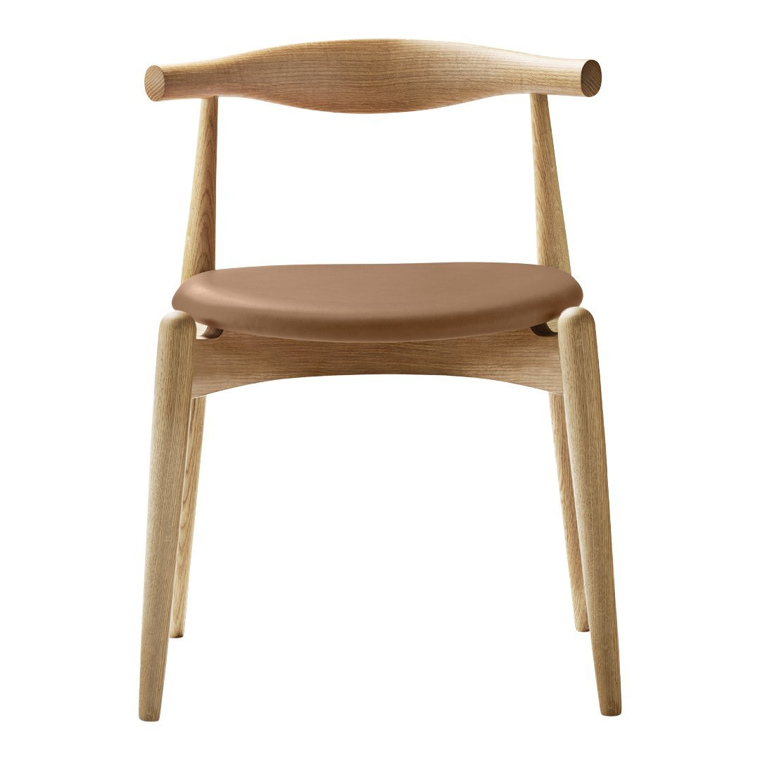 CH20 Elbow Chair - Solid Wood Modern Accent Chair for Living Room, Bedroom, or Office - Comfortable & Stylish Seating for Relaxing, Reading, or Working