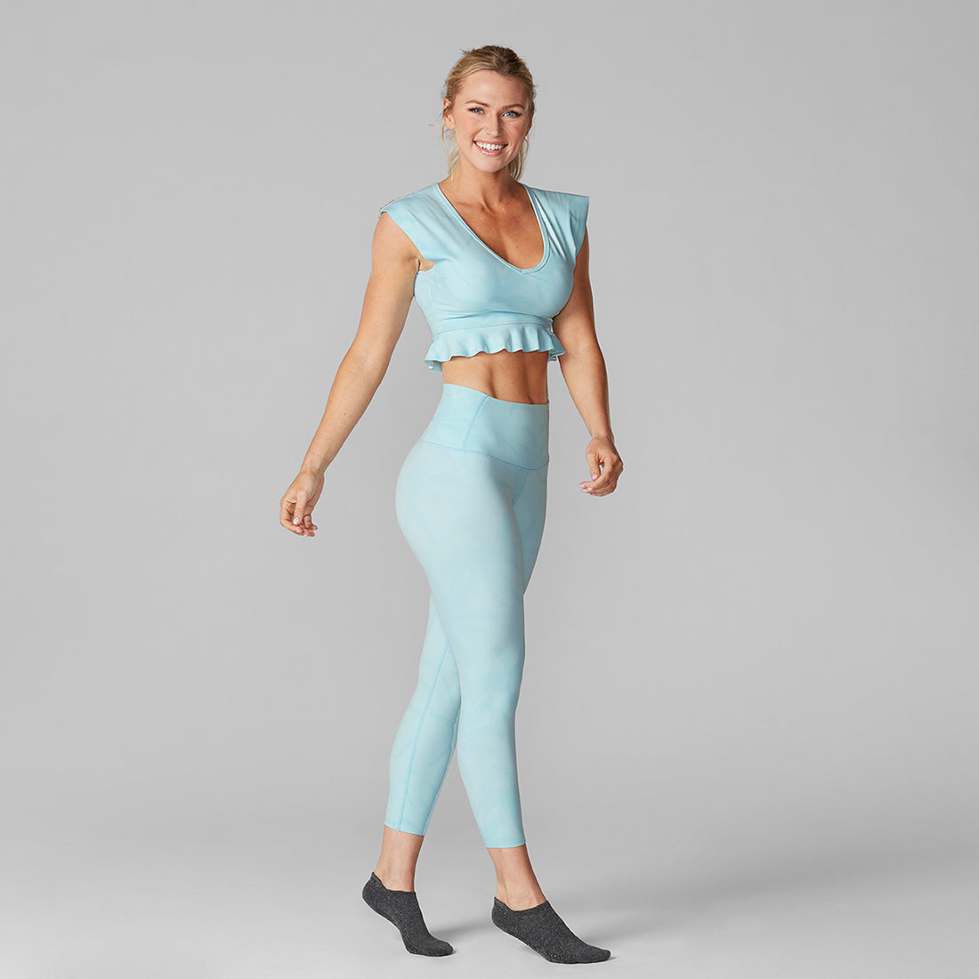 Tavi Noir High Waisted 7/8 Leggings for Women - Slimming Yoga Pants with Tummy Control - Perfect for Workouts, Running & Everyday Wear