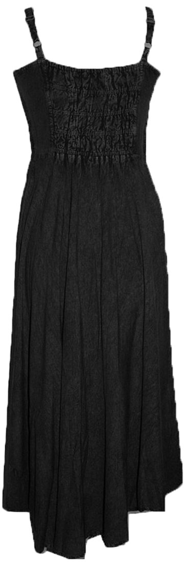 Agan Traders Women's Vintage Sleeveless Empire Waist Summer Dress - Renaissance Style Flowy Midi Dress for Spring & Summer 2025 | Perfect for Beach Vacations, Garden Parties & Boho Weddings