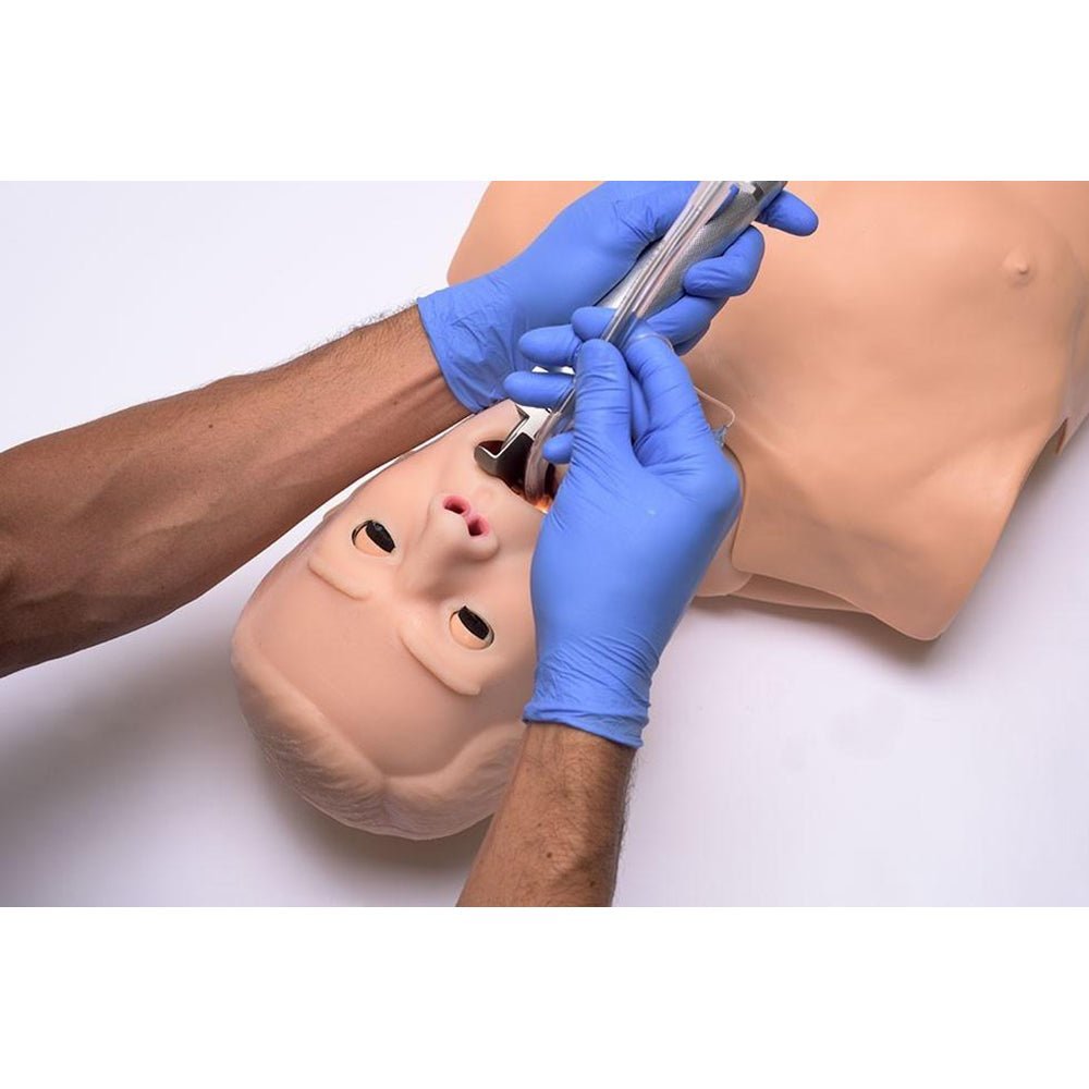 HAL® Adult Airway and CPR Training Manikin - Realistic CPR Practice for Healthcare Professionals & First Responders - Perfect for EMT, Nursing & Medical Training Scenarios