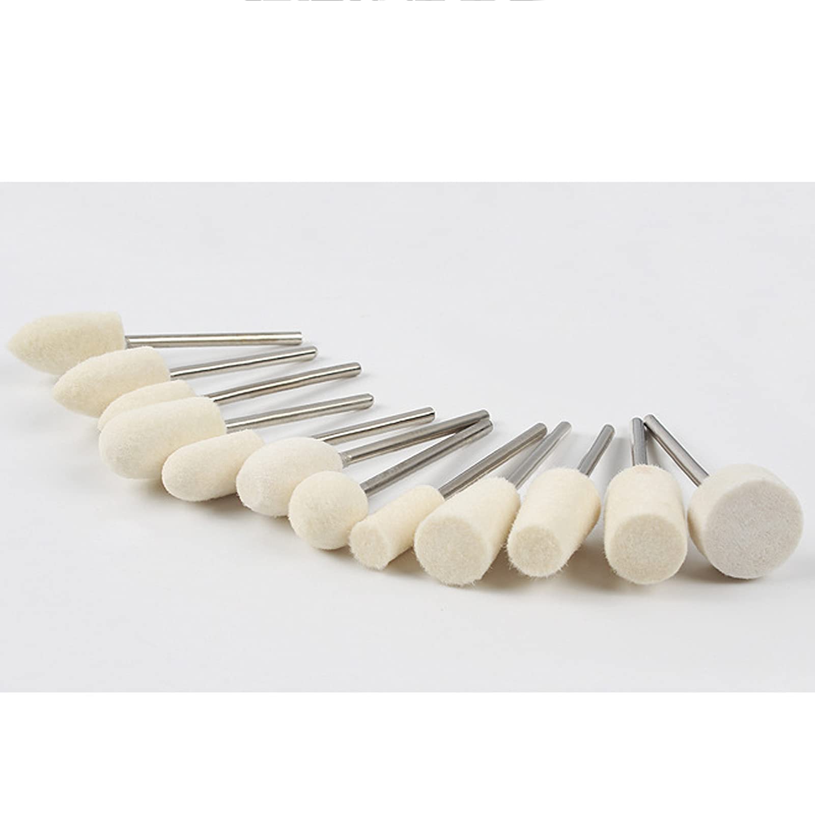 12PCS Wool Felt Nail Drill Bit Set - Professional Nail Grinding & Polishing Heads for Manicure & Pedicure | Portable Nail Drill Accessories Kit for Home & Salon Use | Perfect for Nail Art, Acrylics & Gel Extensions