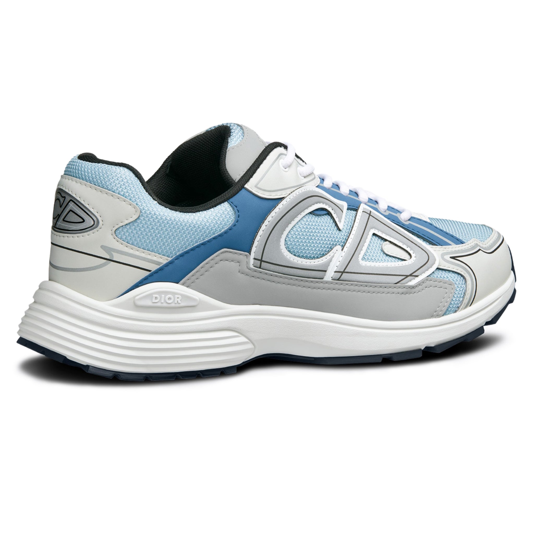 Dior B30 Mesh Light Blue Grey Sneakers - Men's Luxury Fashion Shoes for Casual Wear & Street Style
