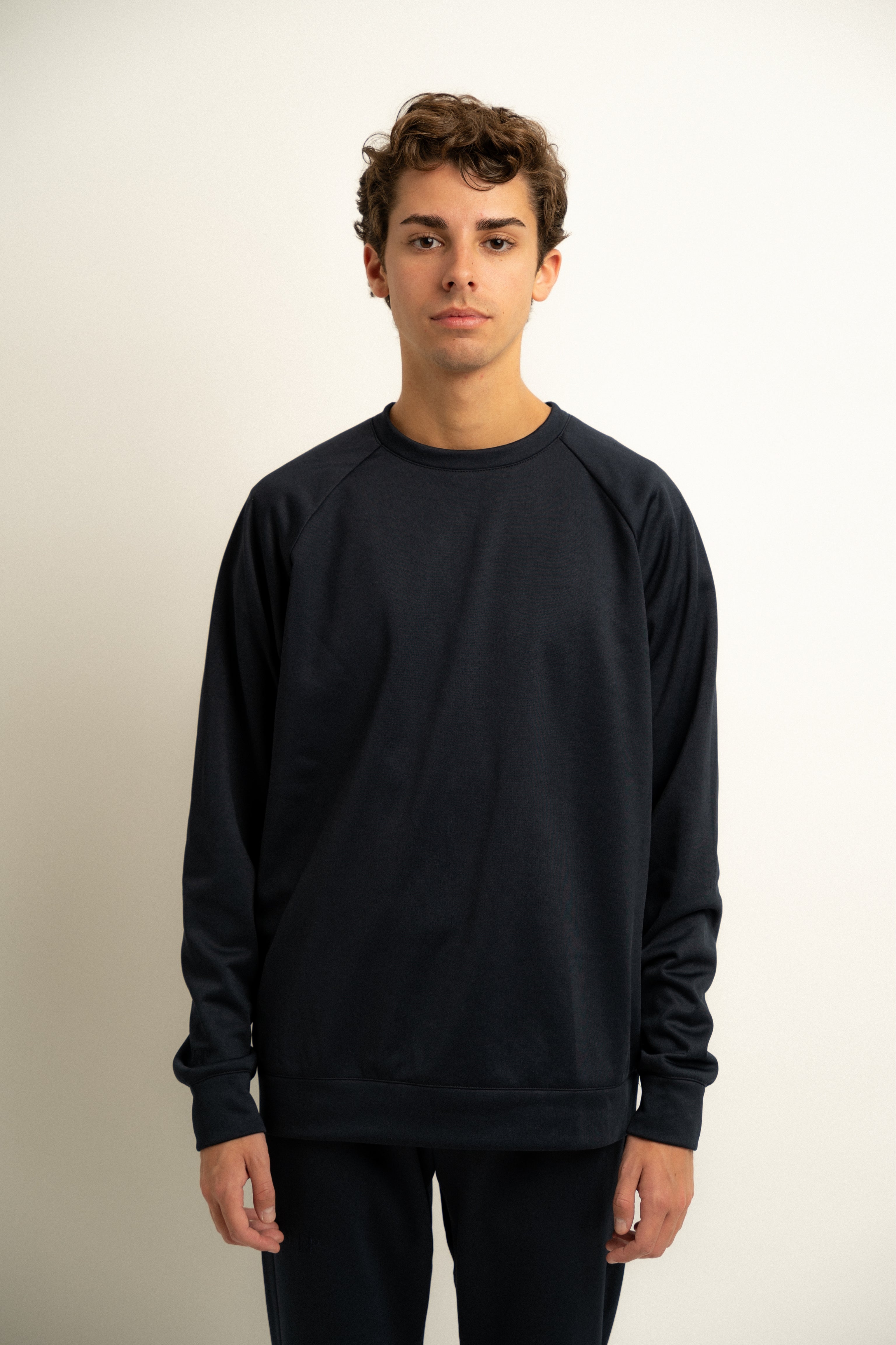 Premium Navy Blue Sweatshirt for Men & Women - Soft Cotton Pullover Hoodie for Casual Wear, Gym, and Outdoor Activities
