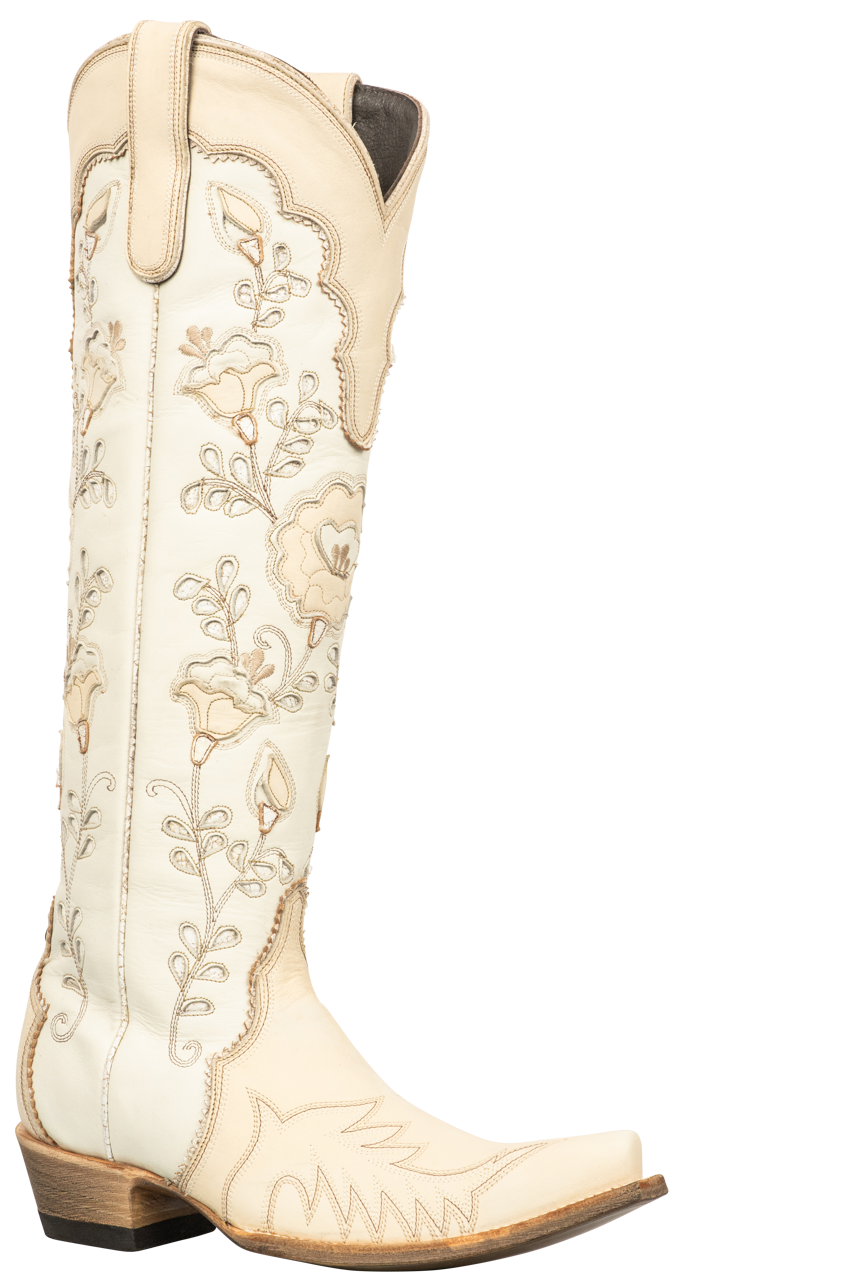 Old Gringo Double D Ranch Tenderfoot Tilly Western Cowgirl Boots in Bone - Perfect for Rodeo, Country Dancing & Western Fashion