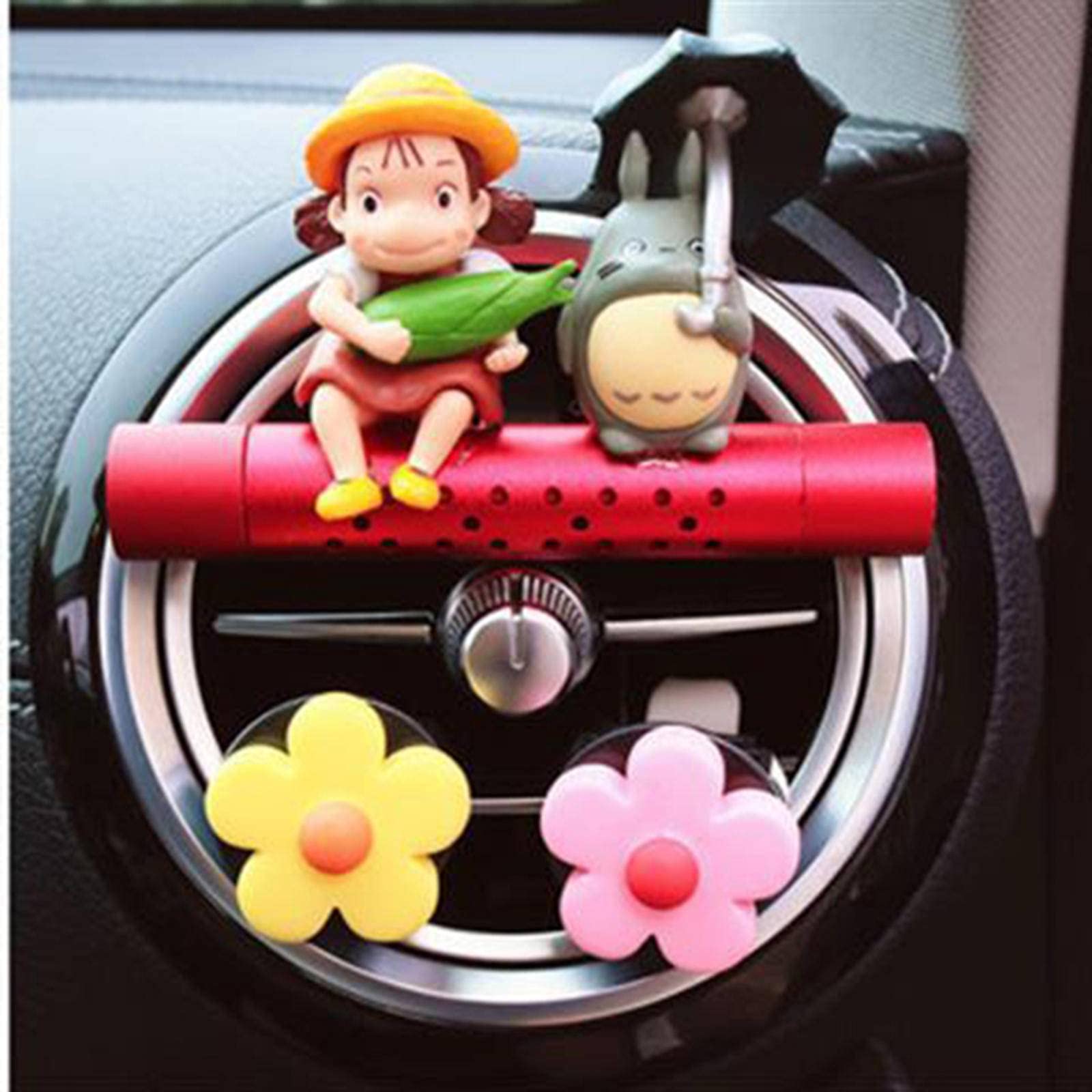 NC Creative Cute Car Air Freshener - Aroma Diffuser & Interior Decor with Exhaust Outlet Clip - Perfect for Home, Office & Car Use