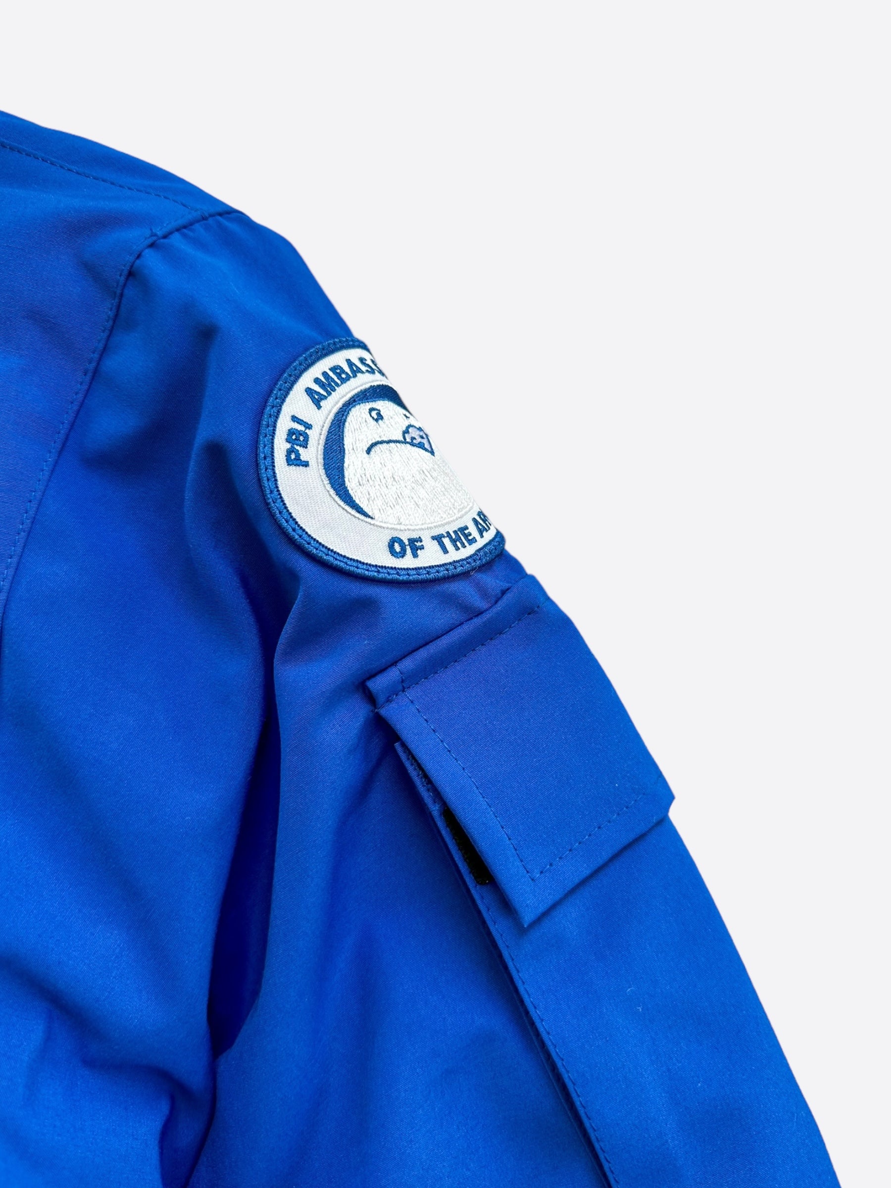Canada Goose PBI Blue Expedition Men's Parka - Windproof Waterproof Winter Coat for Extreme Cold Weather - Perfect for Arctic Expeditions, Skiing & Outdoor Adventures