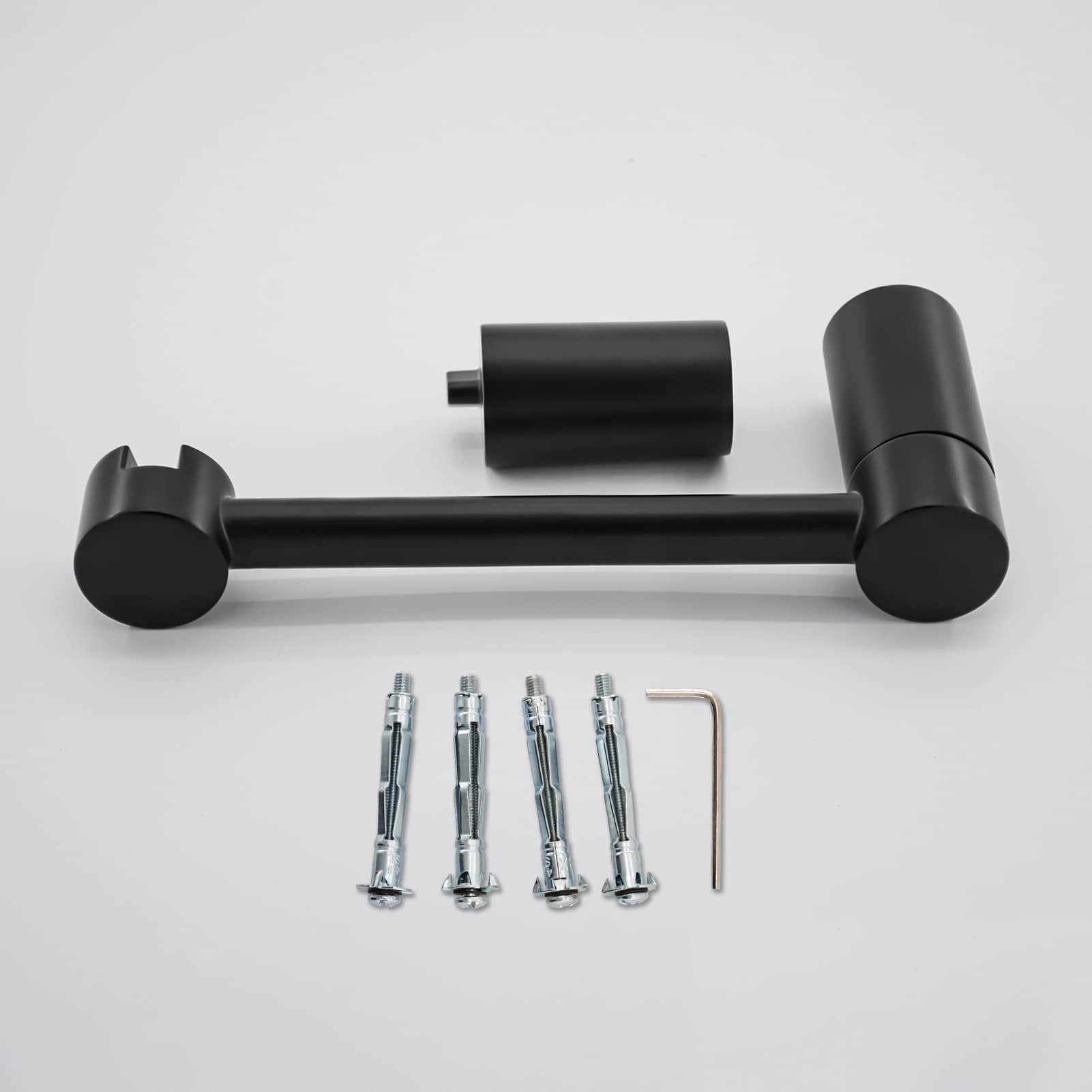 Moen Align Wall Mount Toilet Paper Holder Replacement - YB0408BL Matte Black for Bathroom, Restroom & Home Decor