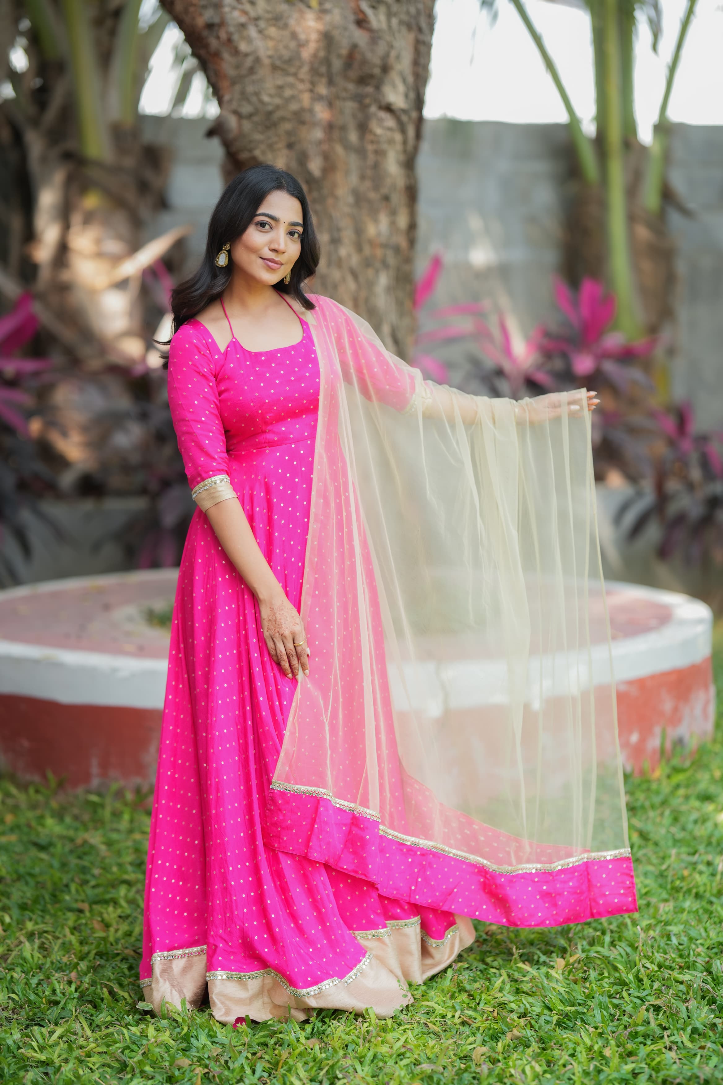 DD634 Designer Anarkali Kurti - Elegant Indian Ethnic Dress for Women | Perfect for Festivals, Weddings & Special Occasions