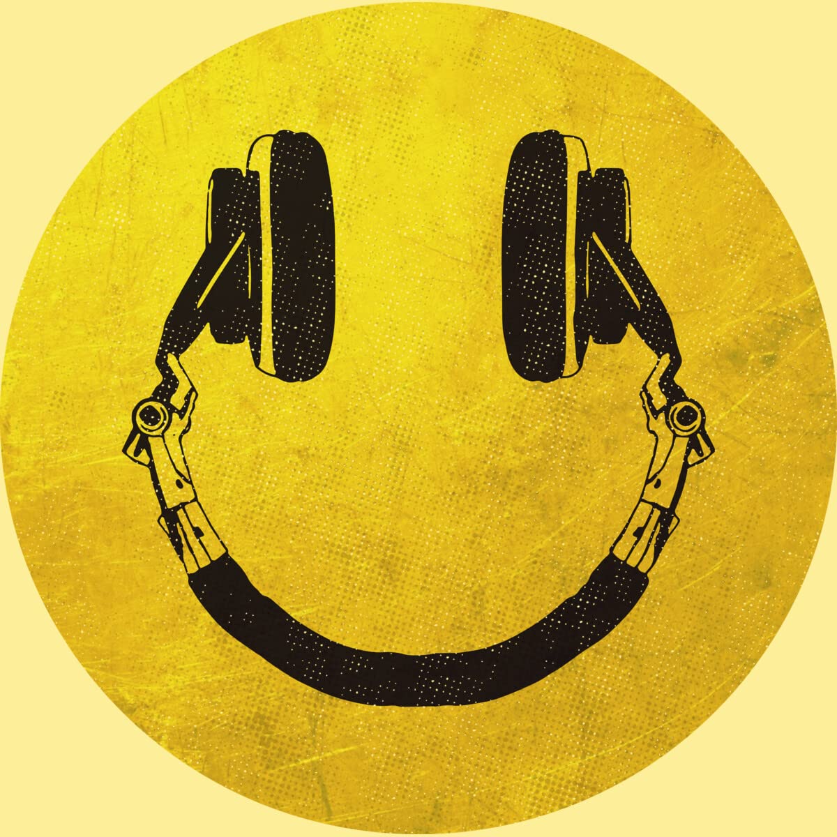 ArtTypeMachine Music Smile Graphic T-Shirt for Men - Cool Band Tee for Concerts & Casual Wear