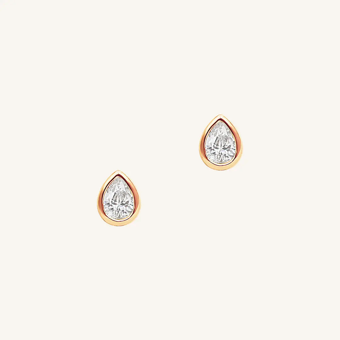 Mia Studs Earrings for Women - Hypoallergenic Cubic Zirconia Earrings - Perfect for Parties, Weddings & Everyday Wear