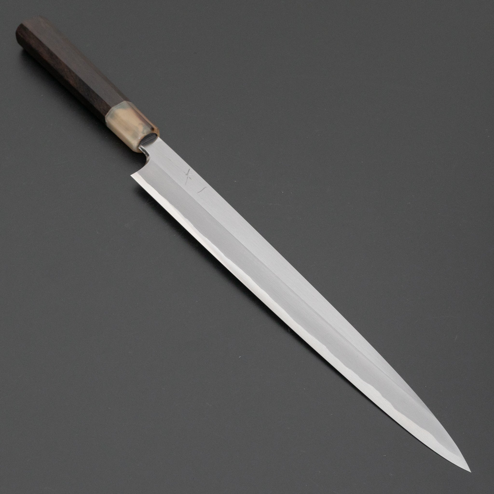 Hitohira Togashi White #1 Tachi Yanagiba 300mm Japanese Sushi Knife with Ebony Wood Handle & Saya - Premium Sashimi, Sushi & Seafood Preparation Knife for Professional Chefs & Home Cooks