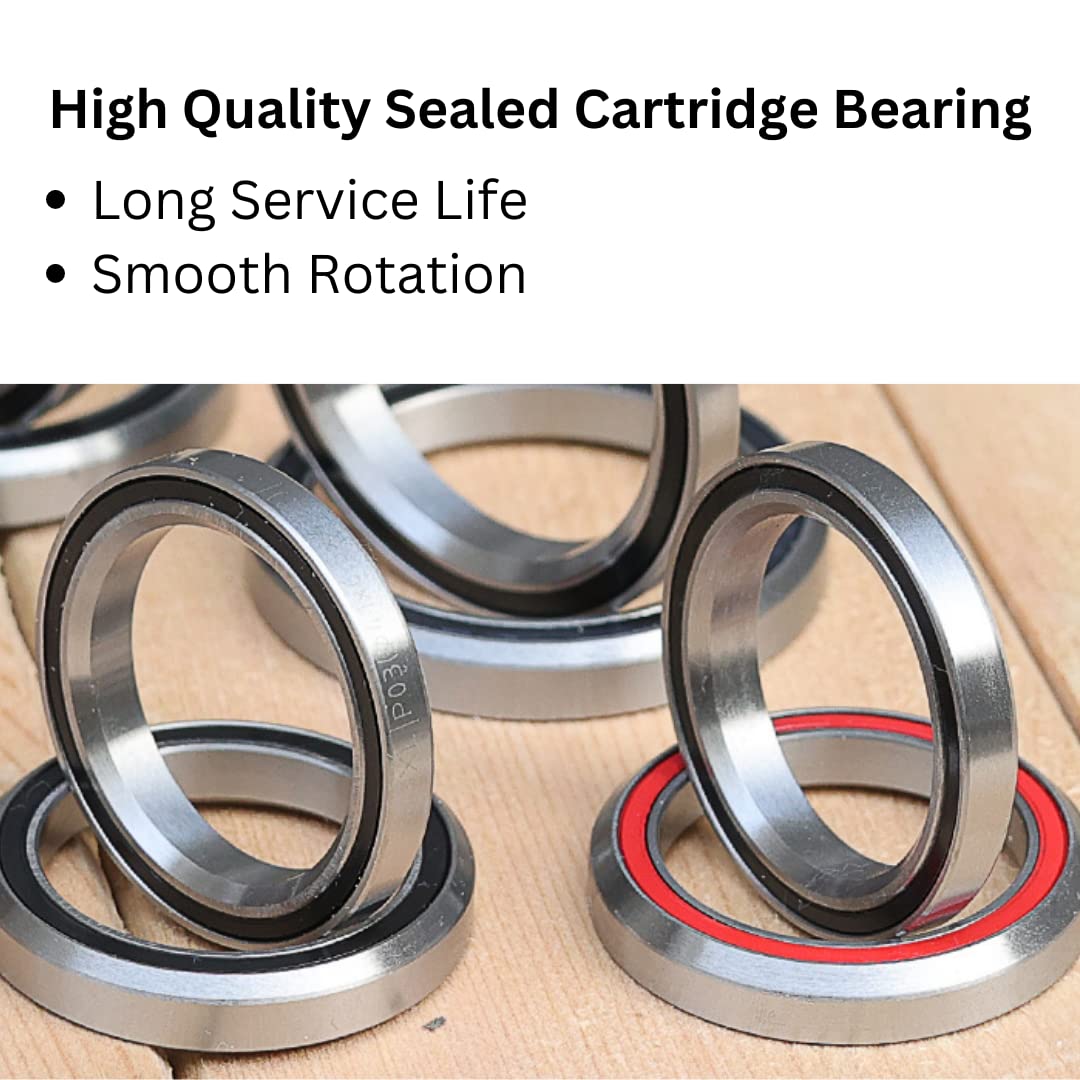 44/44mm Bike Headset - ZS44 Zero Stack with Sealed Bearings for 1 1/8