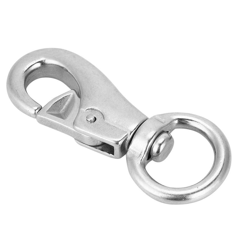Premium Stainless Steel Carabiner Clip - Heavy Duty Spring Snap Hook for Dog Leash, Keychain, Backpack & Outdoor Gear | Secure & Durable for Hiking, Camping & Daily Use