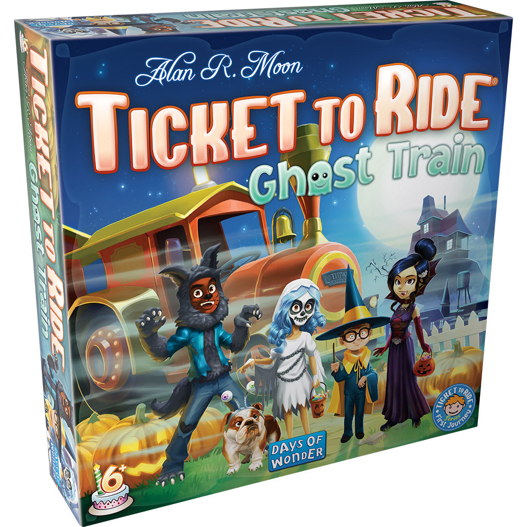 Ticket to Ride: Ghost Train - Family Board Game Strategy Adventure for Kids & Adults - Perfect for Halloween & Game Nights